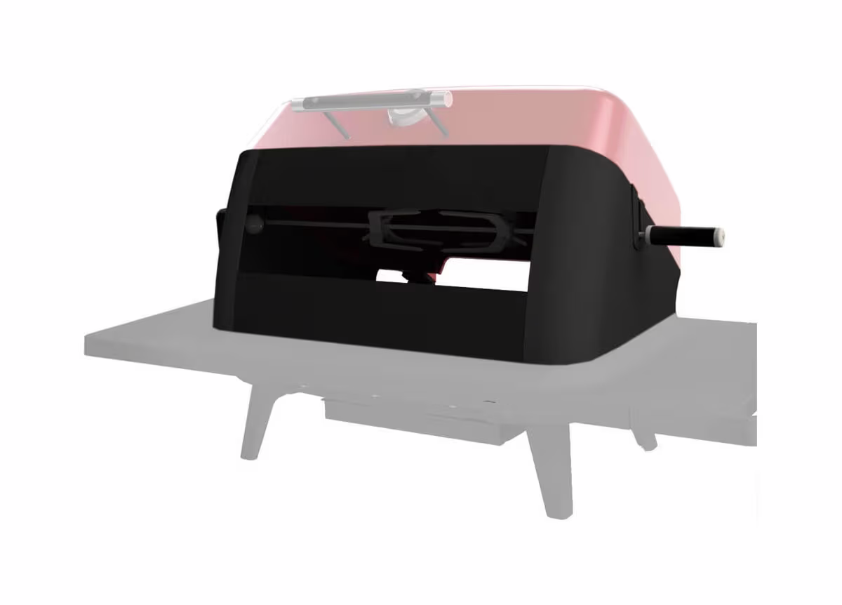Image of Everdure Rotisserie-System Furnace – Grill Ablage/Grill Rollwagen/Grill Erweiterung – schwarz / rot