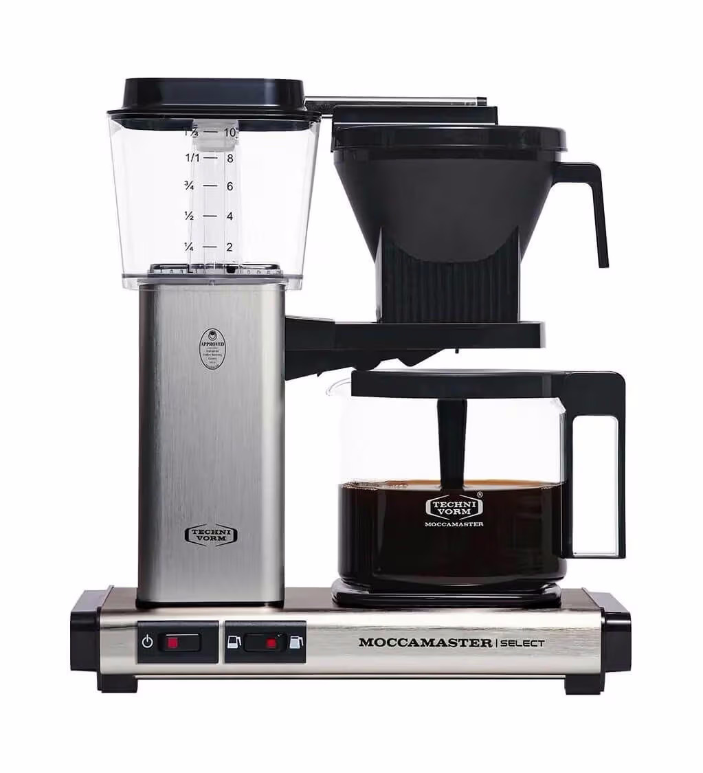 Image of Moccamaster KBG Select - brushed Filterkaffeemaschine – silber