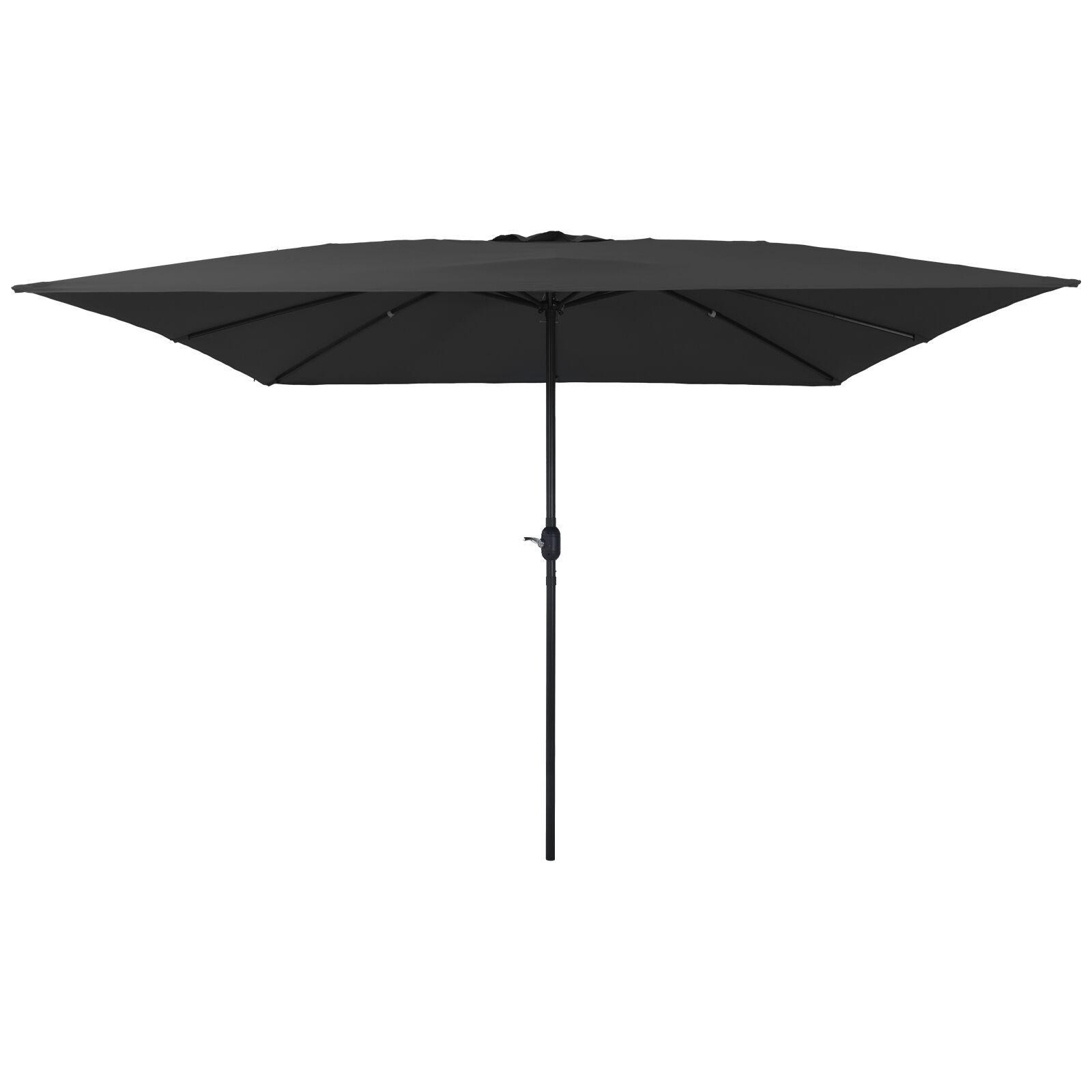 Kvadratni vrtni suncobran 295x245 cm Antracit