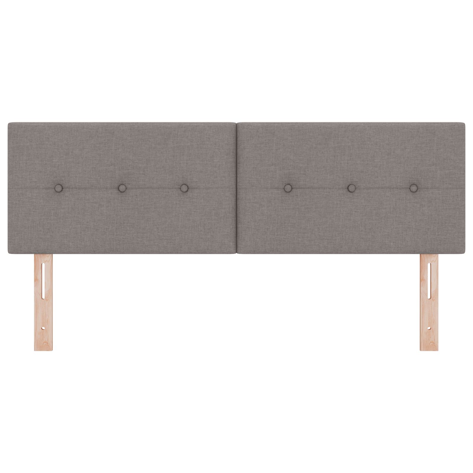 Headboard Button Tufted Taupe 90 cm Fabric vidaXL - Picture 64 of 93