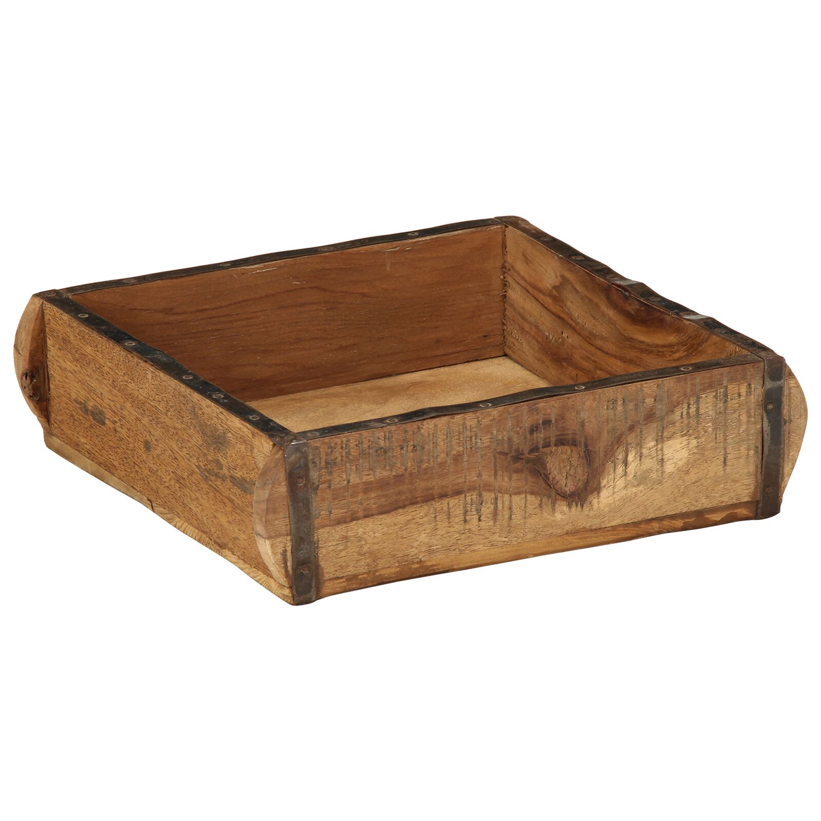 Bakker 4 stk 31x29x10 cm Solid Træ Genanvendt