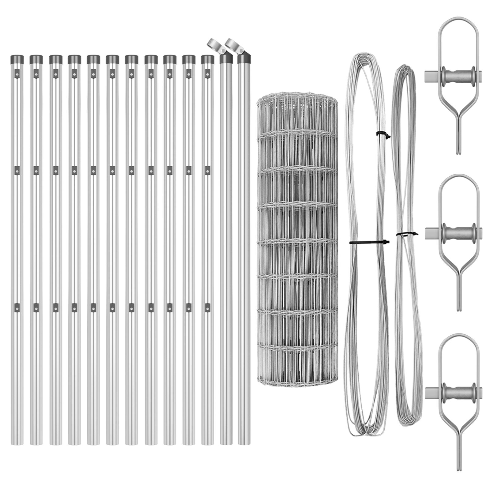 vidaXL Euro Ograda s 13 Stupova 0.6x25 m Galvanizirani čelik