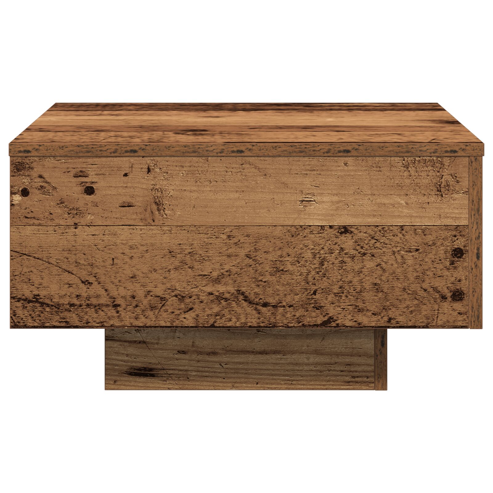 vidaXL Couchtisch Altes Holz Holz Haltbar Couchtisch Quadrat