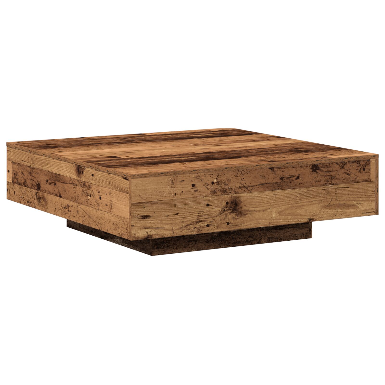 vidaXL Couchtisch Altholz Holz 100 x 100 x 31 cm Haltbar Couchtisch