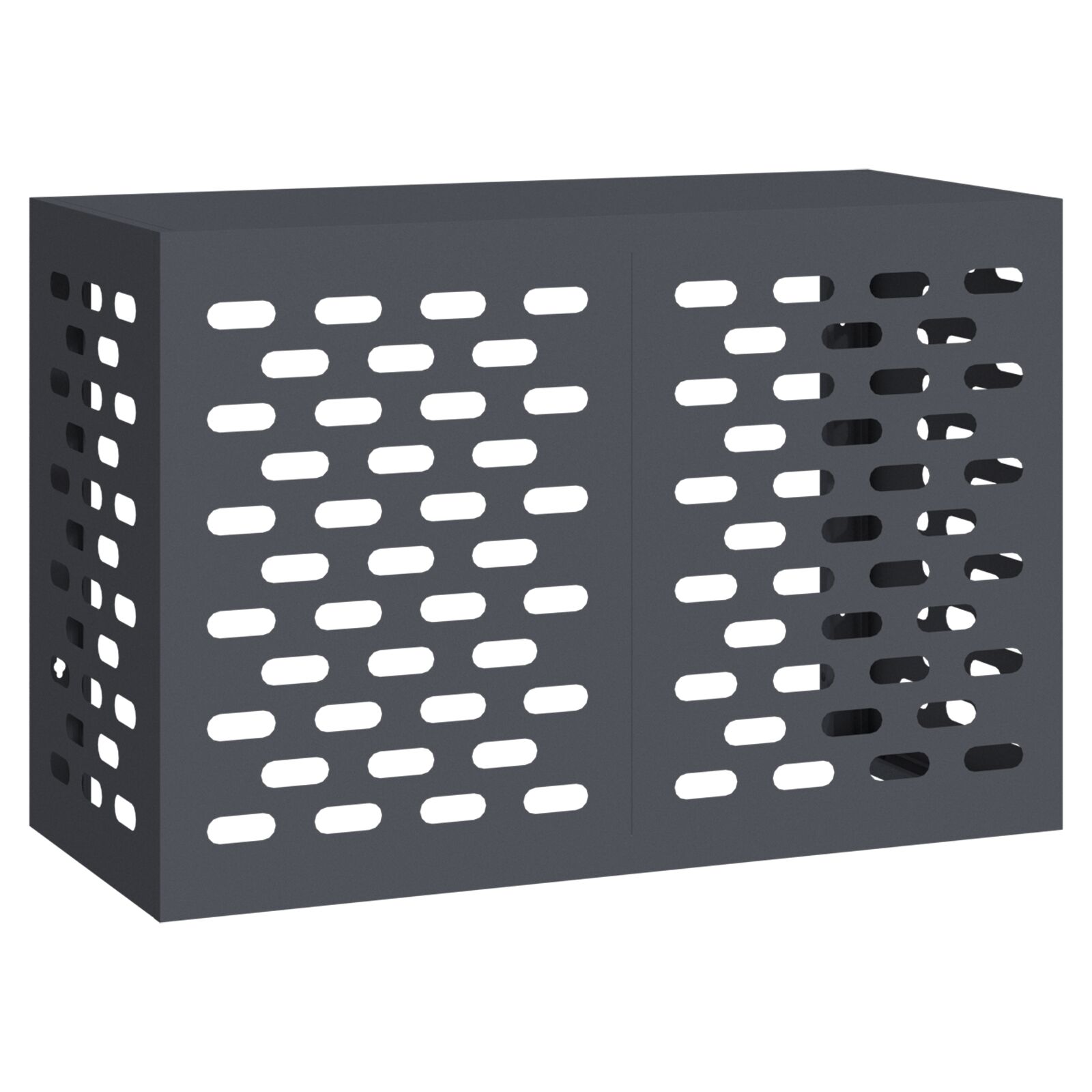vidaXL Husă pentru aer condiționat  Antracit 90x40x60 cm Oțel