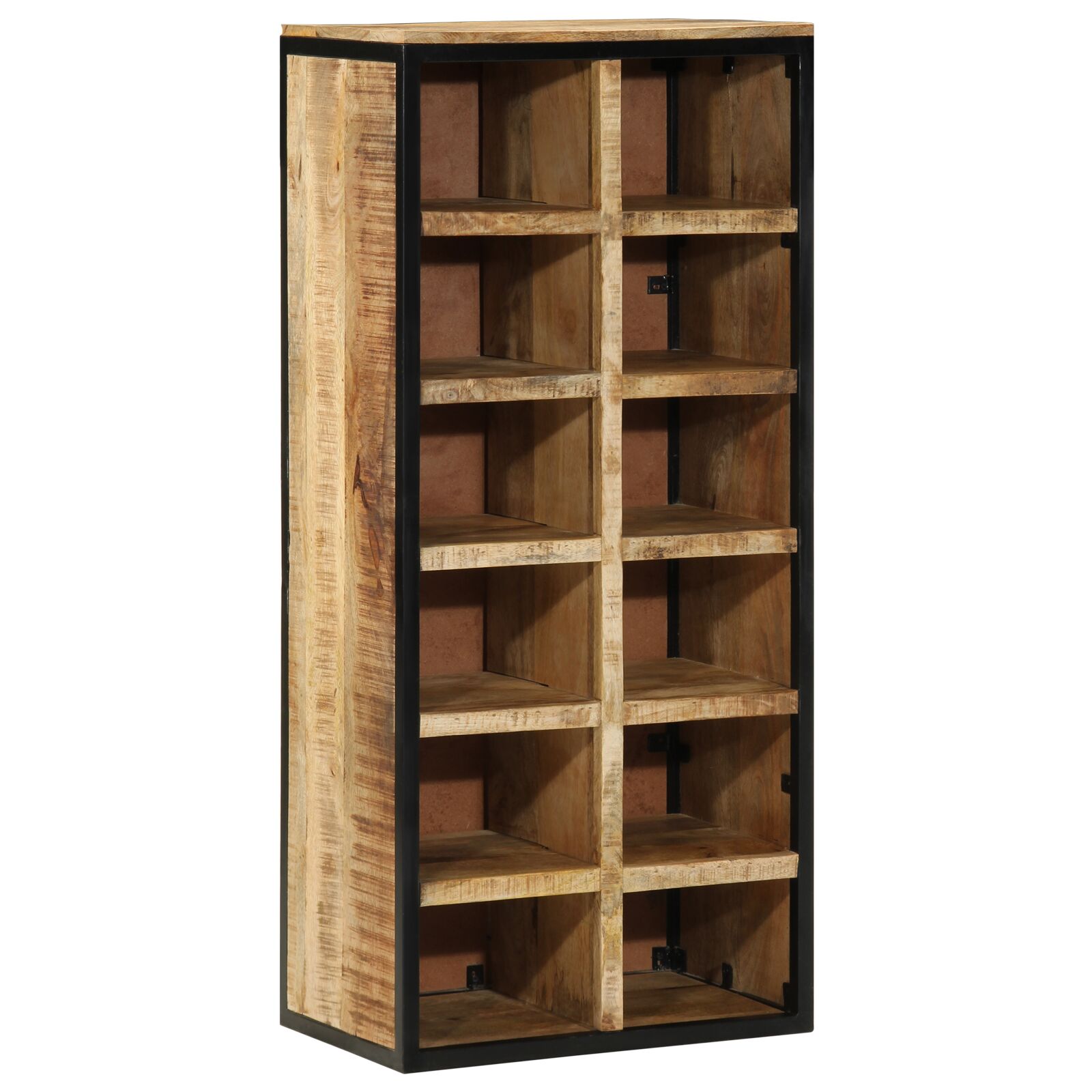 vidaXL Kabinet za cipele 50x30x110 cm Masivno Grubo Drvo Manga