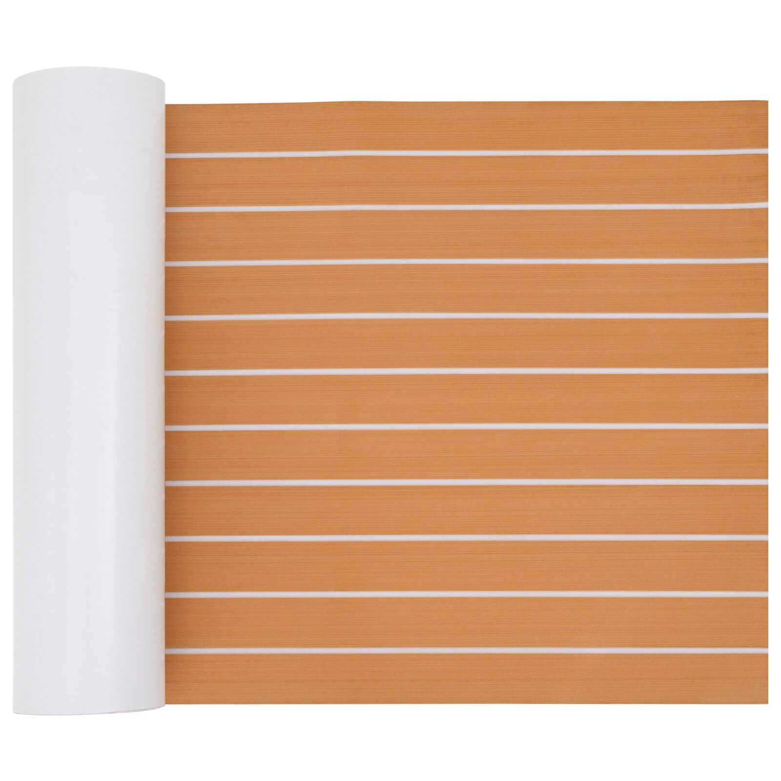 podne obloge za brodove samoljepljive smeđe i bijele 240x60 cm EVA pjena
