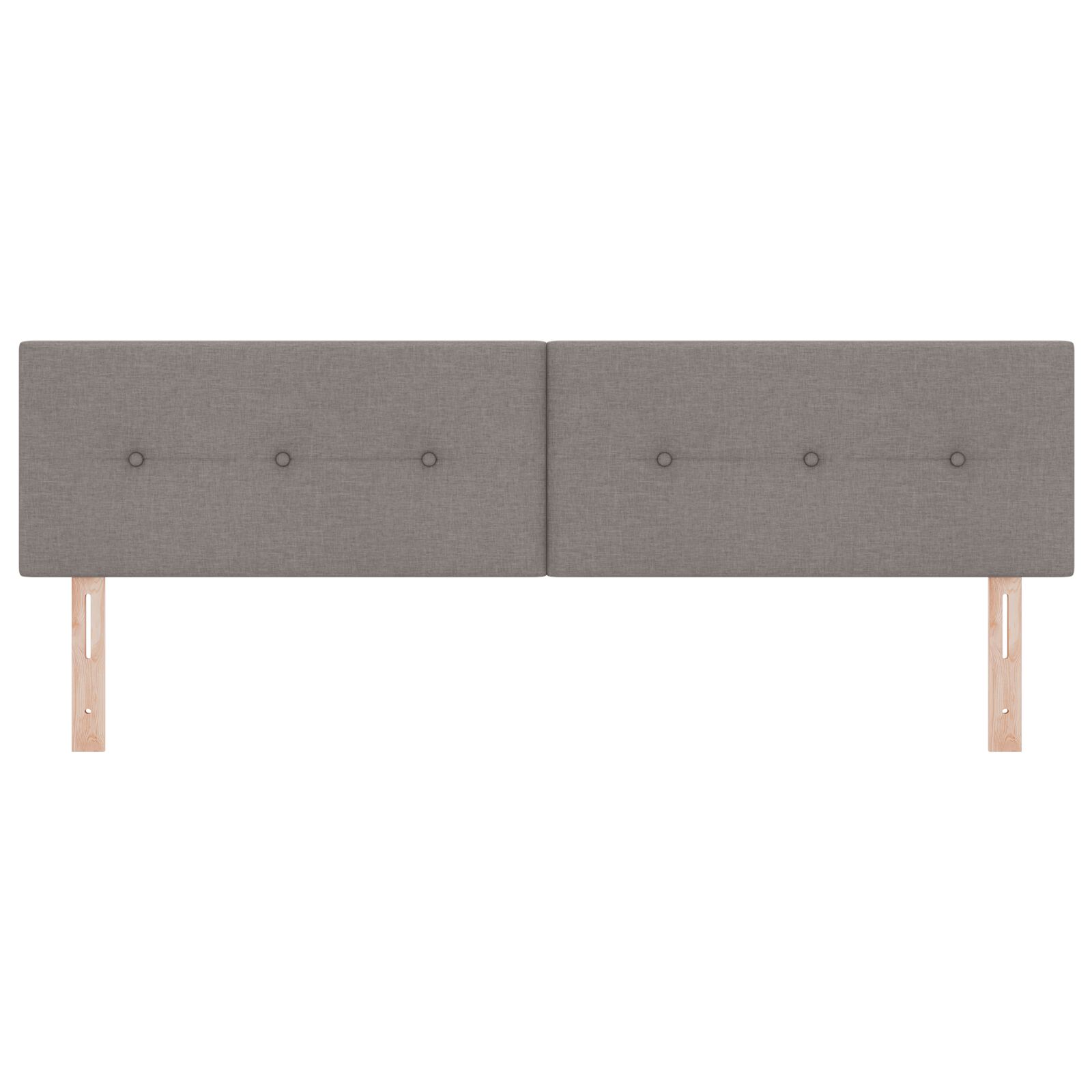 Headboard Button Tufted Taupe 90 cm Fabric vidaXL - Picture 71 of 93