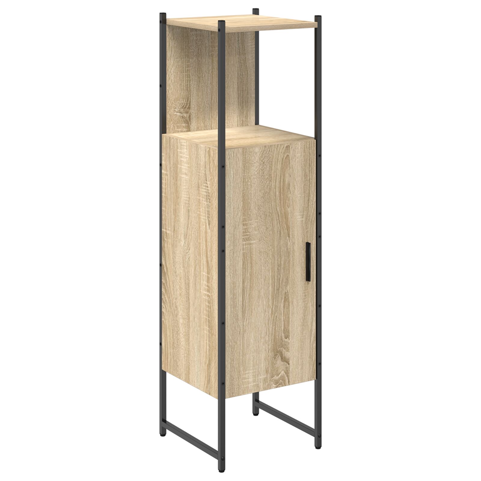 Højt Spisekabinet Lys Eg Konstrueret træ 33 x 33 x 120,5 cm Låger