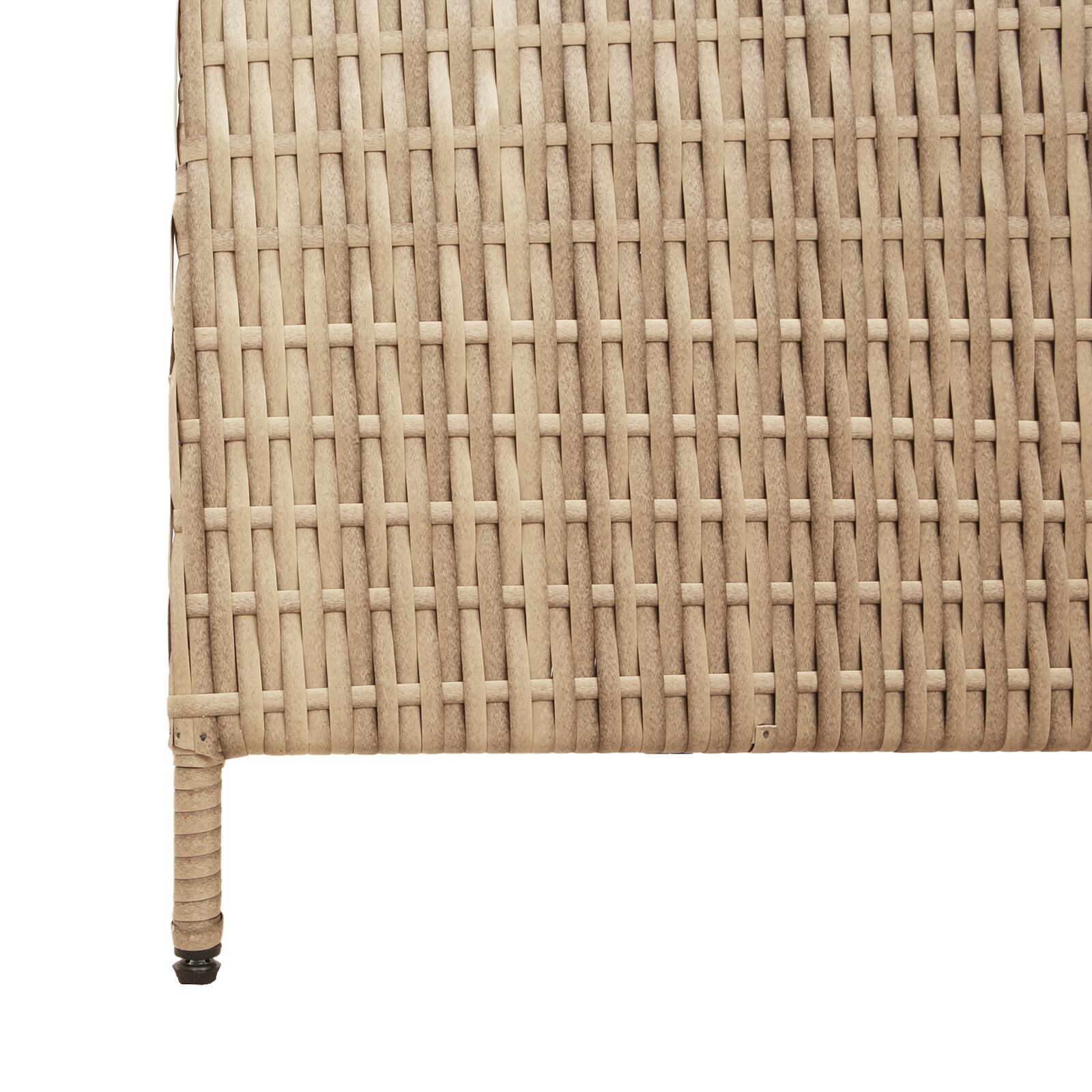 Ruumi Himalaja 3 Paneeli Kokkupandav Beež 146x200 cm Polü Rattan - Image 8