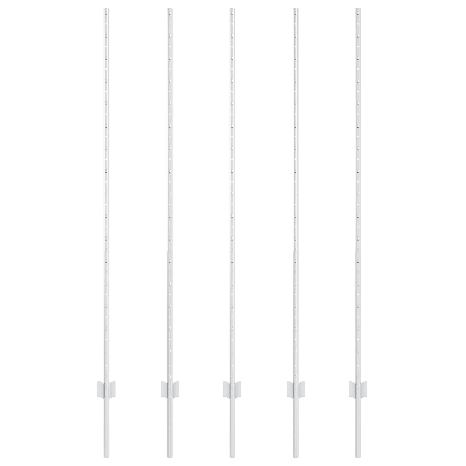 Aiapostid 10 tk U-kanal 150 cm galvaniseeri..