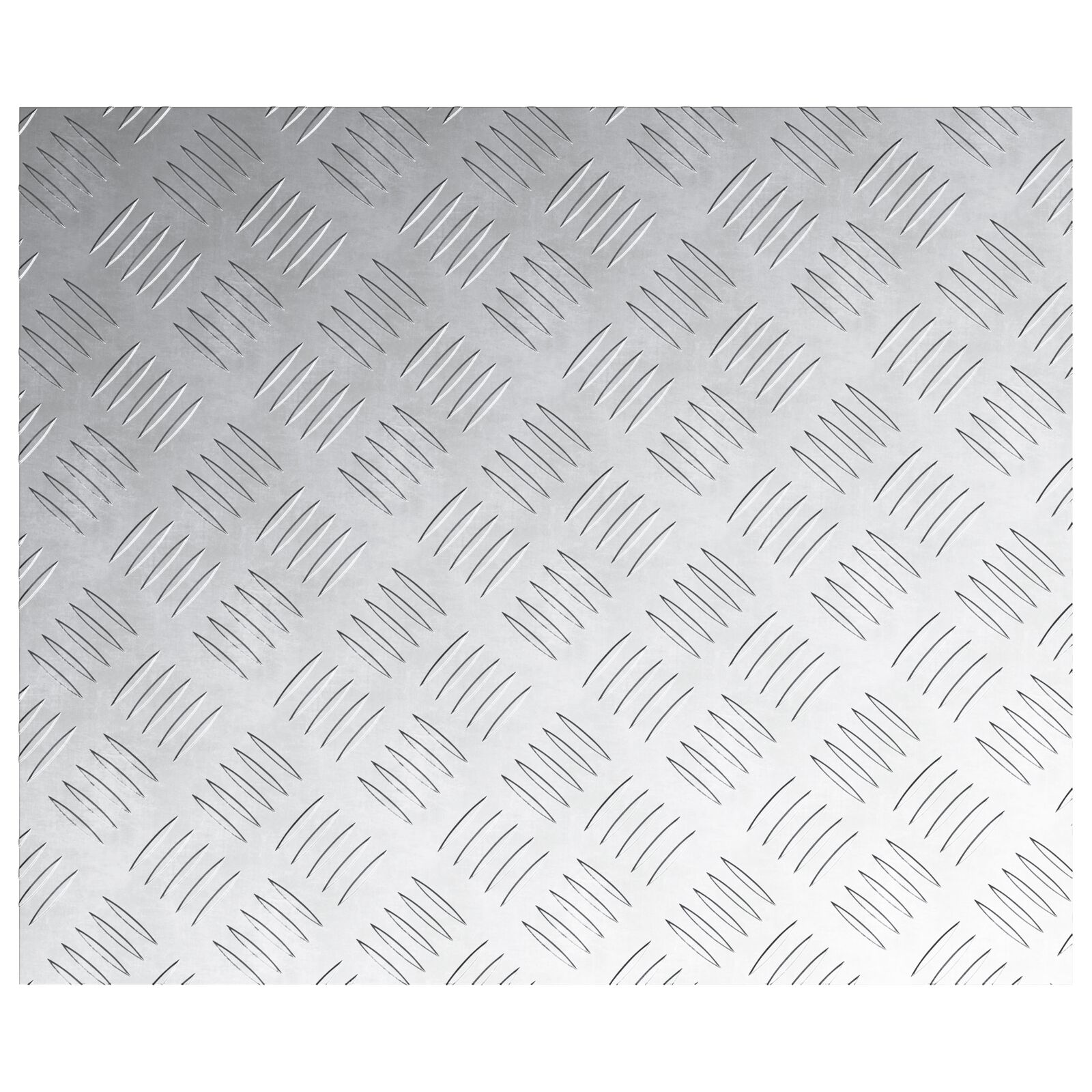 vidaXL Silber Aluminium 60 x 50 x 0.2 cm Langlebig