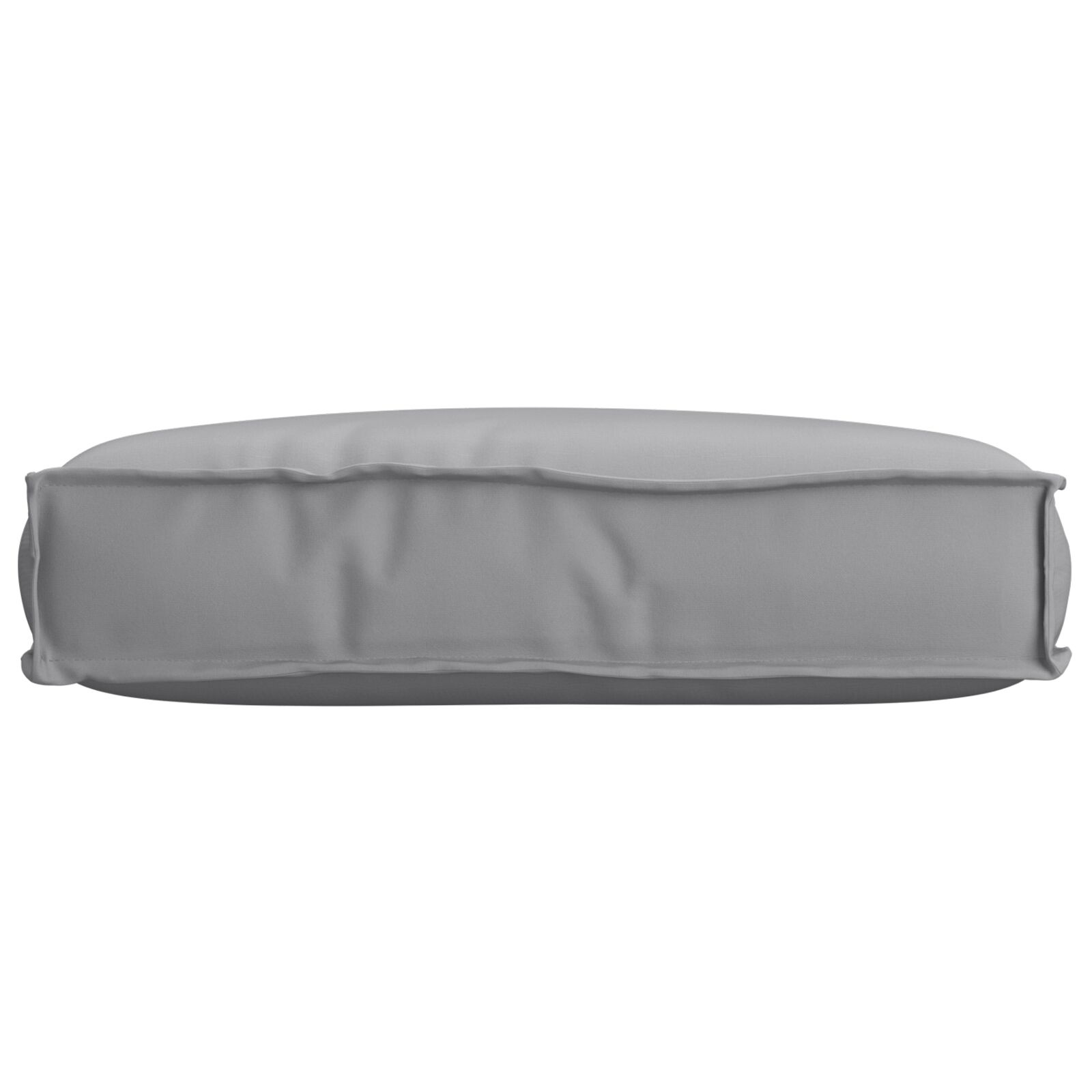Almofada de Palete  para Assento Cinza 60x40x8 cm Tecido Oxford