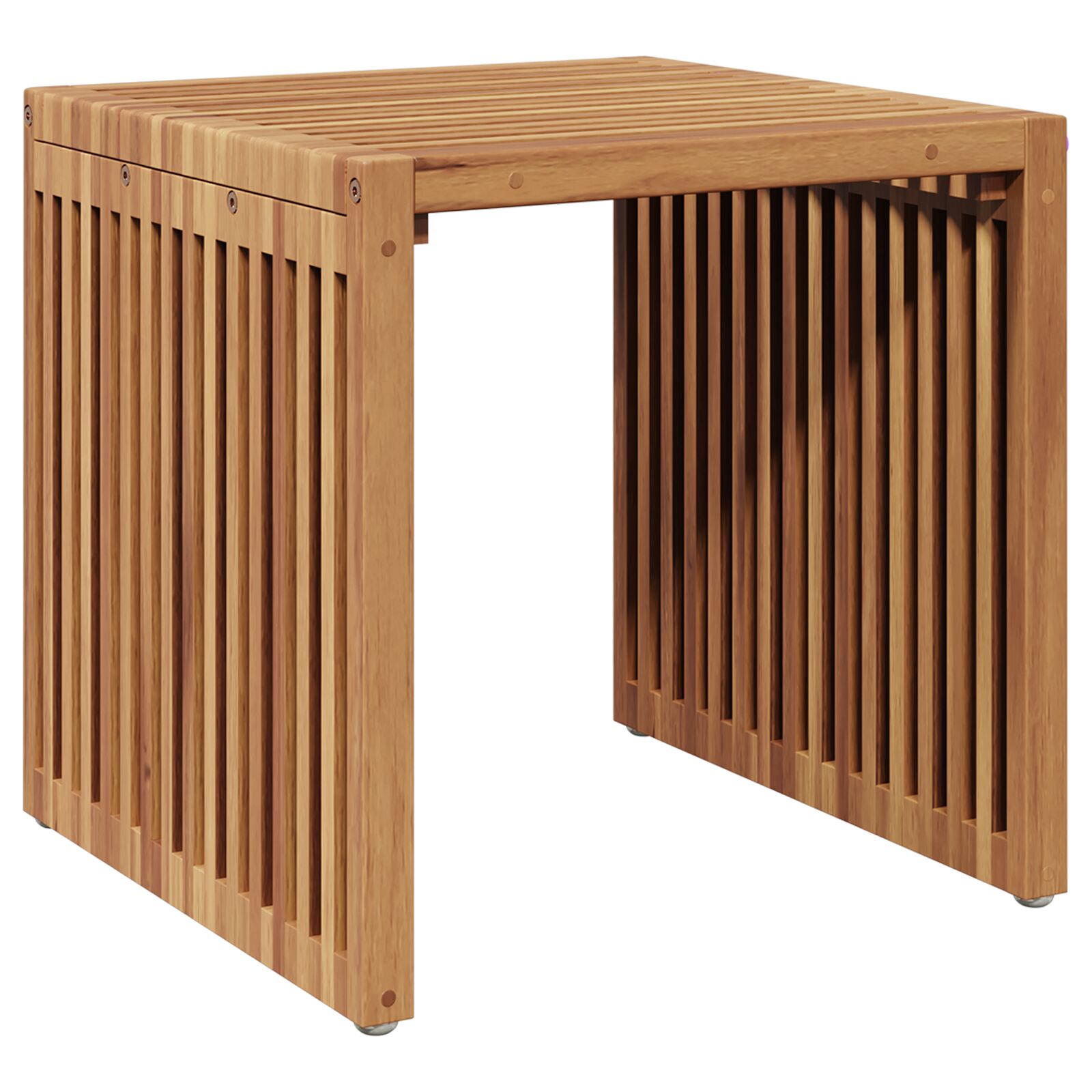 stolić za vrt 45x42.5x45 cm od masivne tikovine