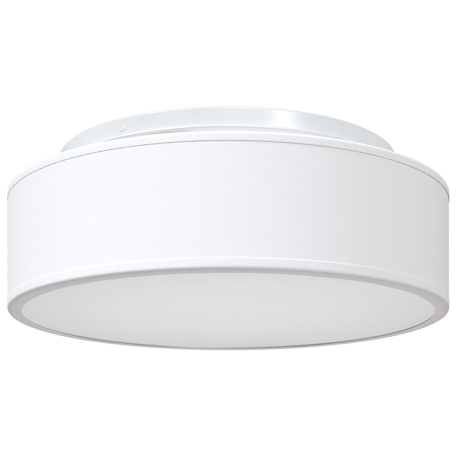 stropne lampe ugradne bijele Ø 38 cm tkanina E27 - Slika 2