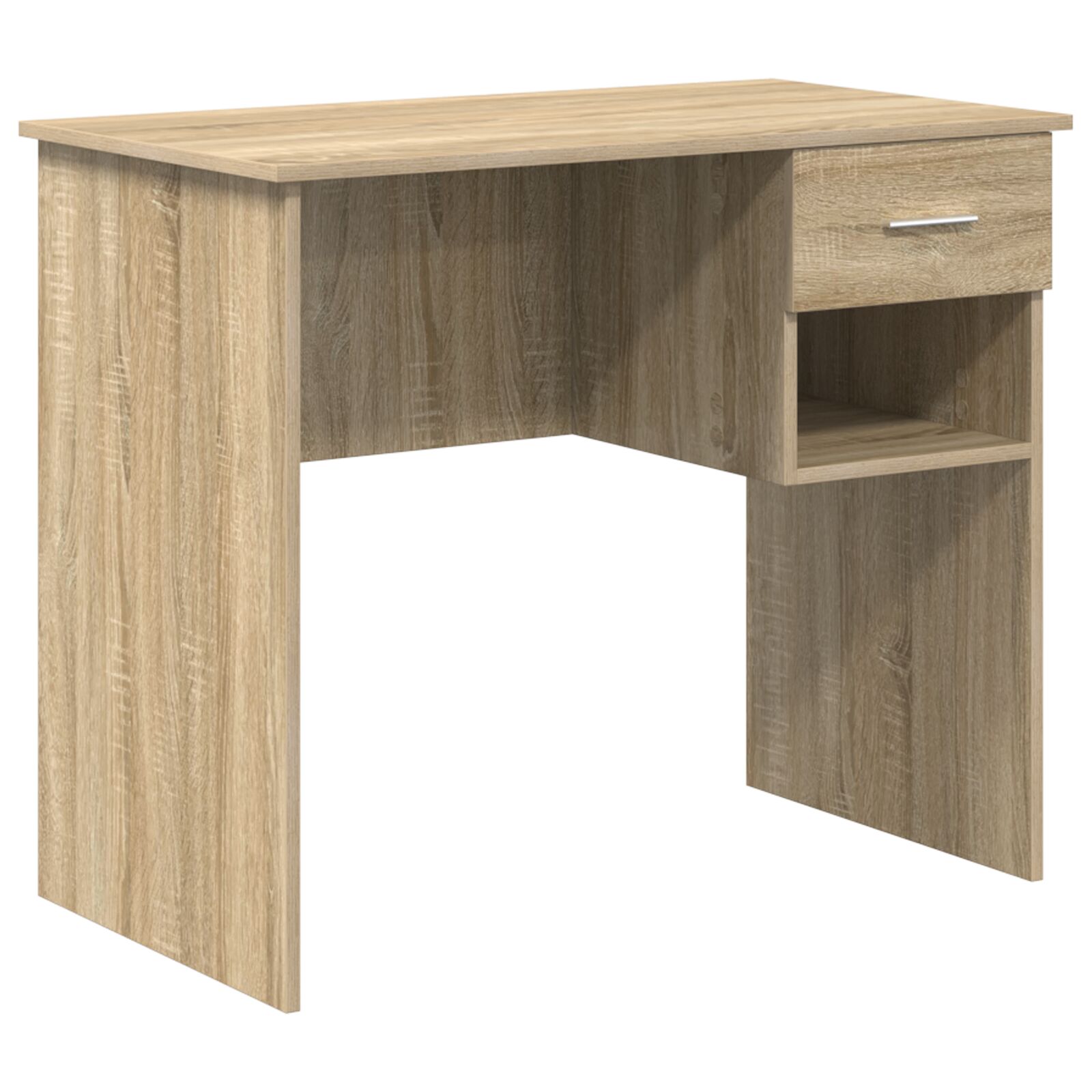 Stol s pohranom Hrast Sonoma 90x49.5x75 cm Inžinjerska drva