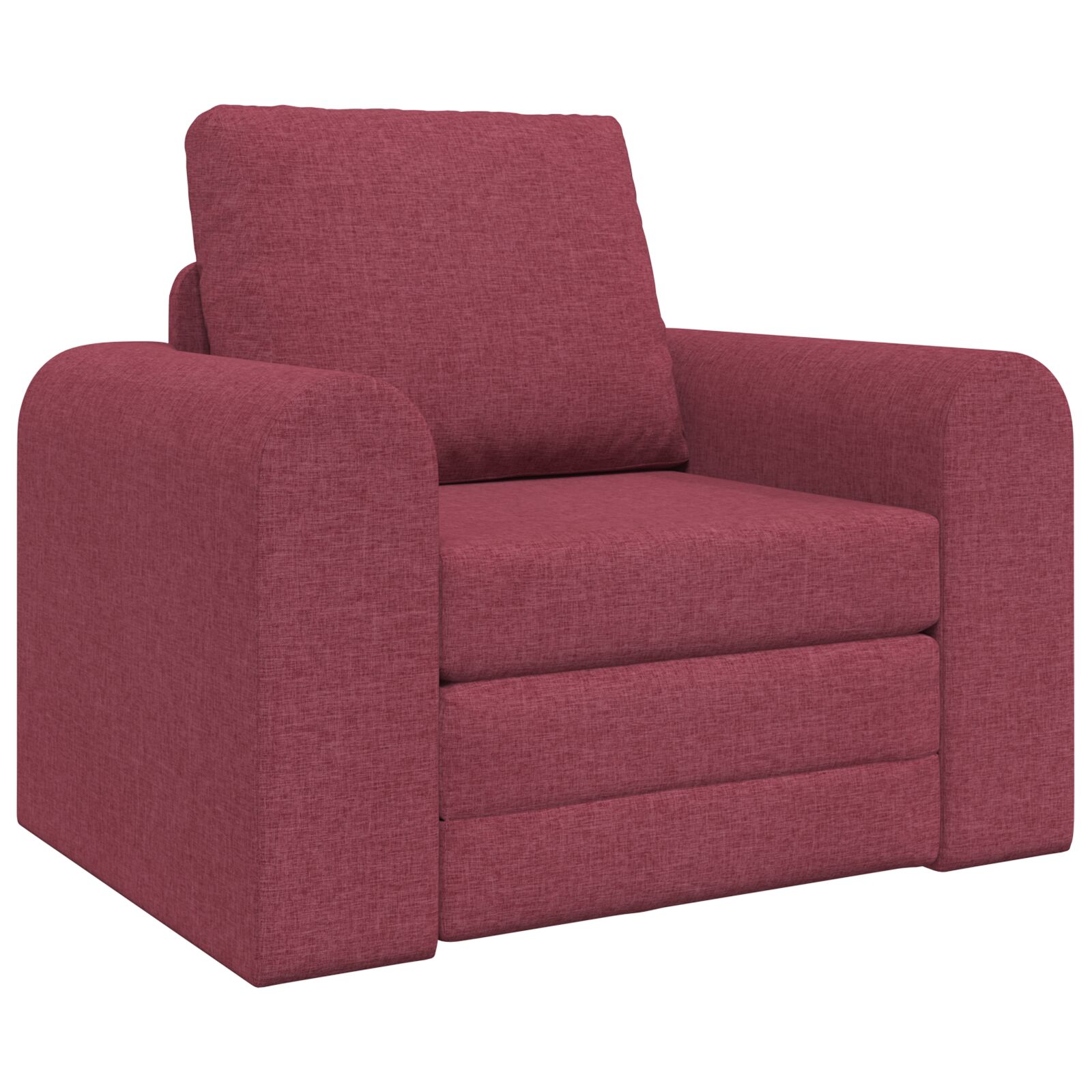 vidaXL Floor Sofa na razvlačenje 2-u-1 Bordo 98x71x83 cm Tkanina