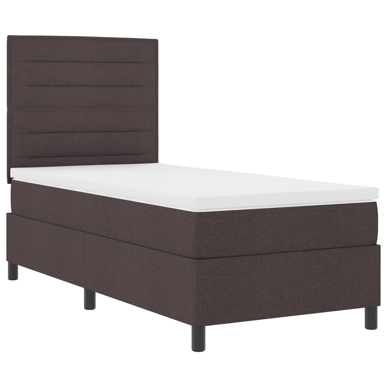 Félágymatrac Matrac Sötétbarna 90x200 cm Szövet 