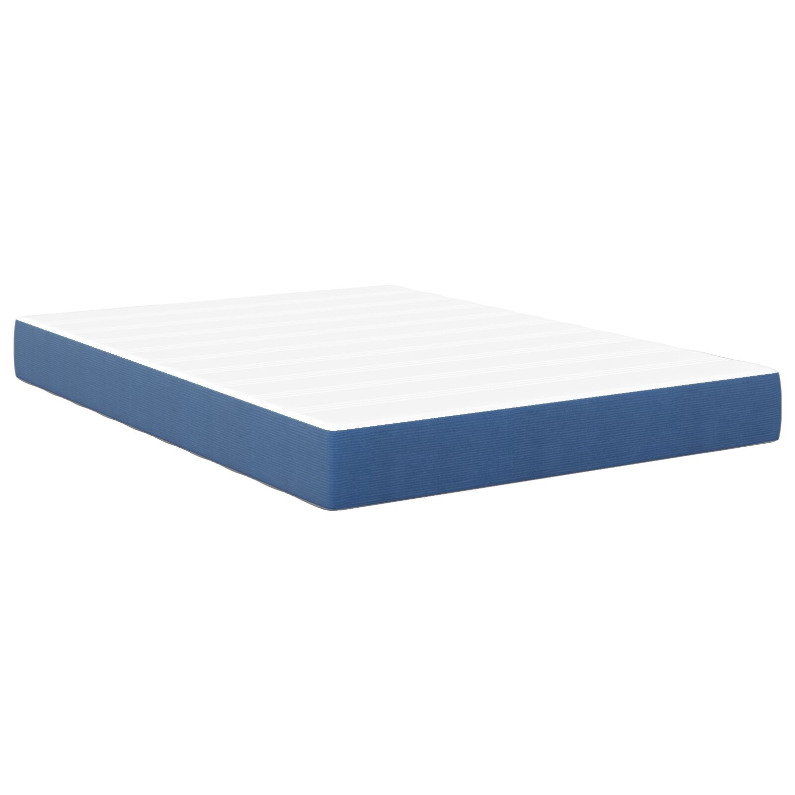 Pocket Spring Madrac Plava Srednja 160x200x20 cm Tkanina