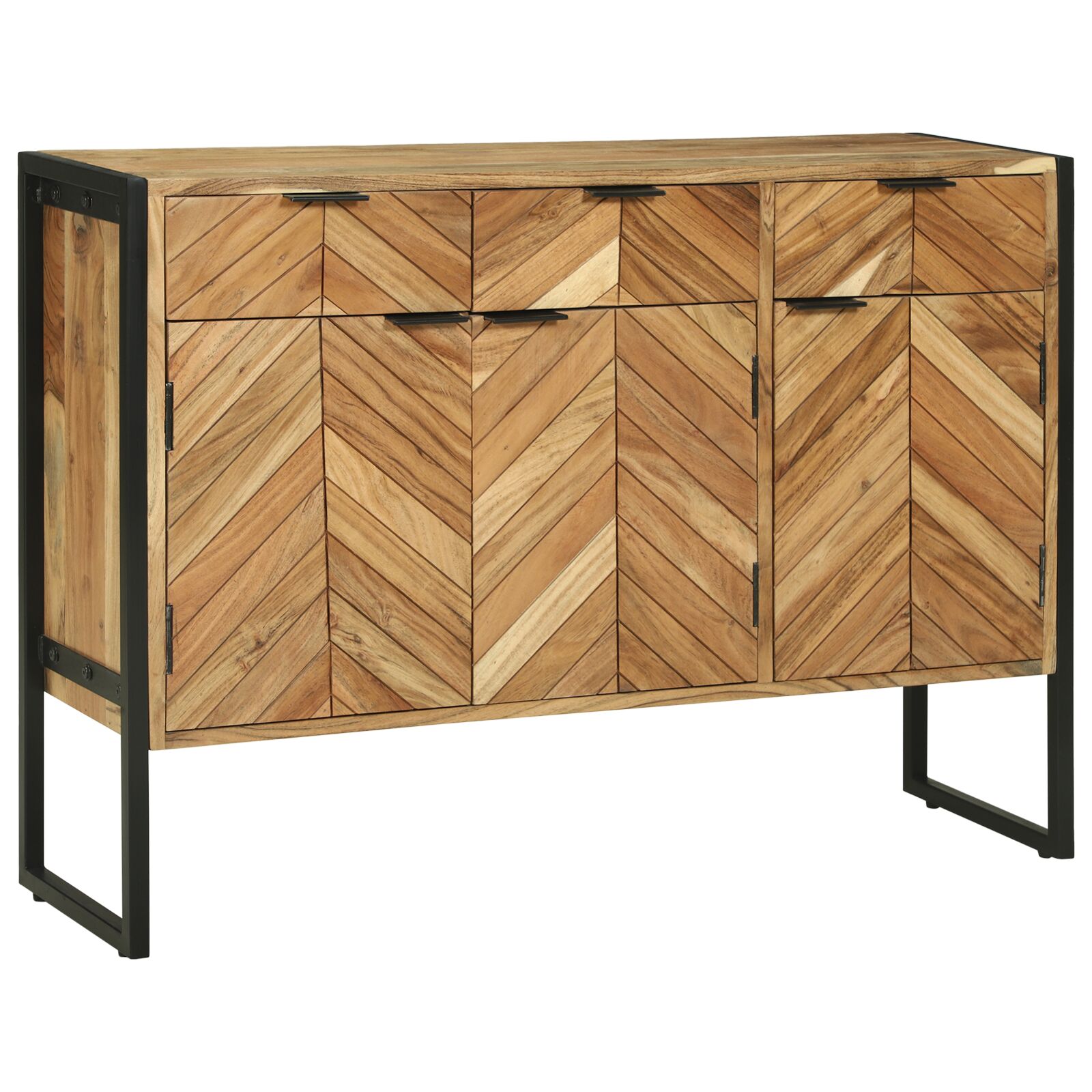 vidaXL Stolić za blagovanje 100x30x75 cm Čvrsto drvo Bagrem