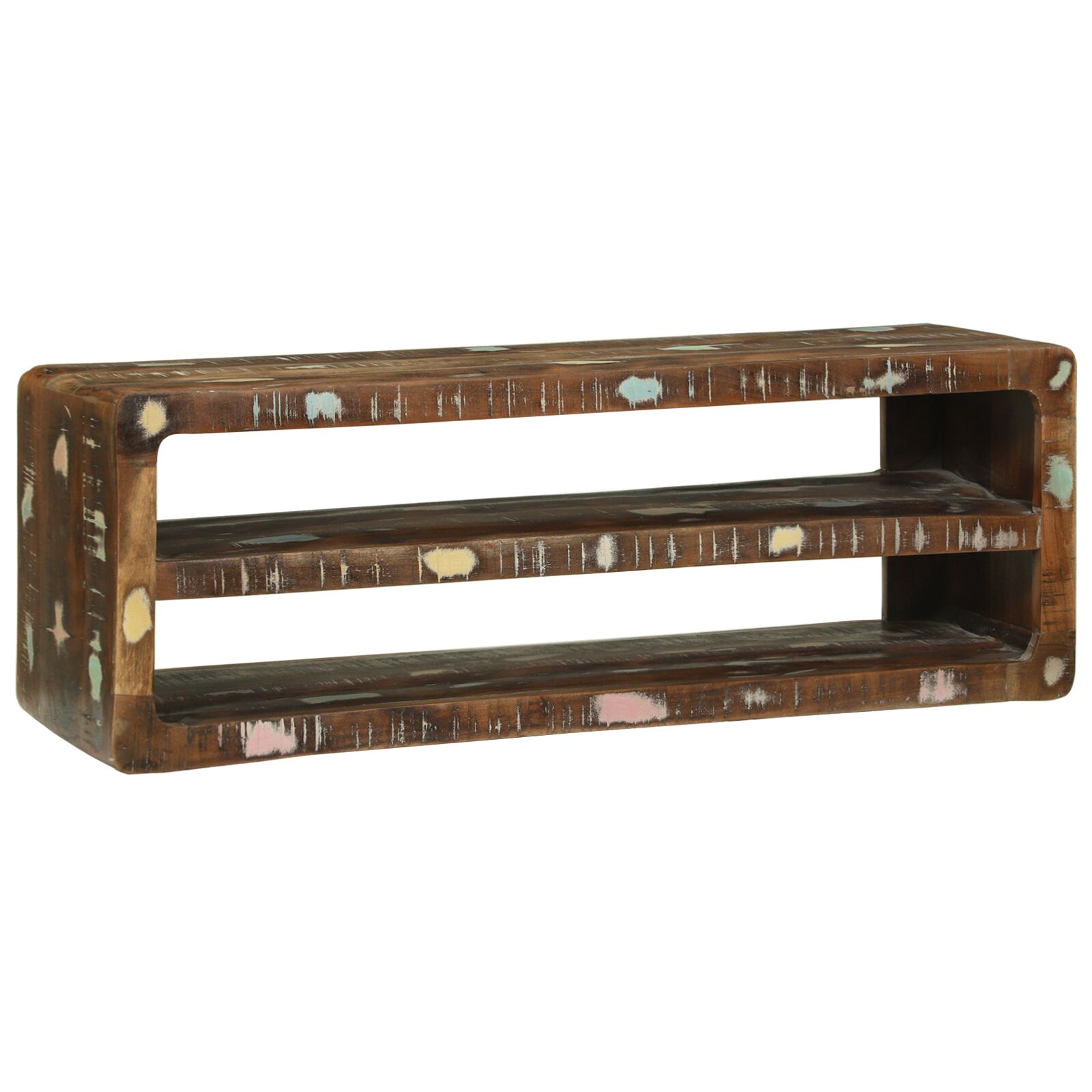 vidaXL TV kabinet 100x32x36 cm Masivno obnovljeno drvo