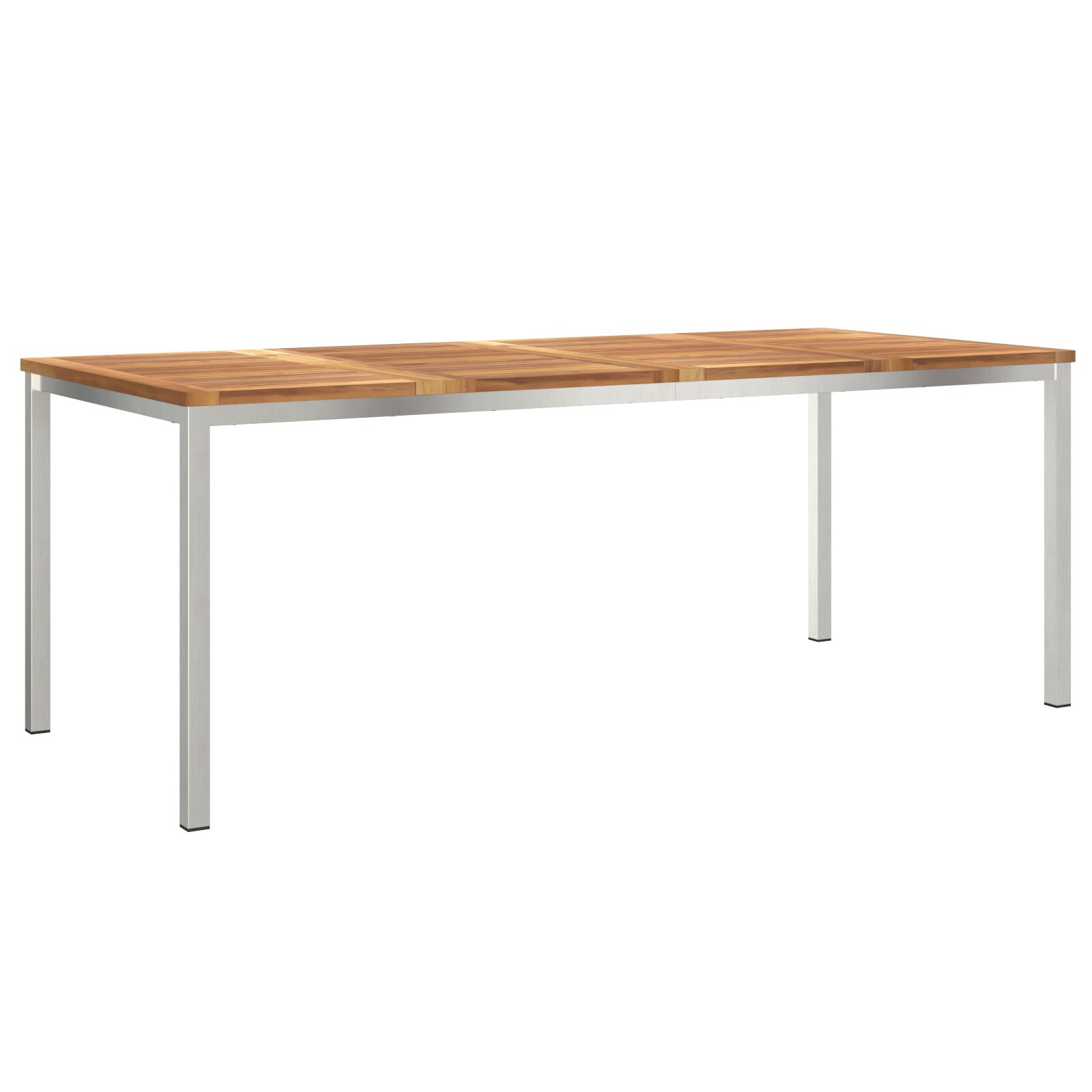 vanjski blagovaonski stol 200x90x74,5 cm masivna tikovina