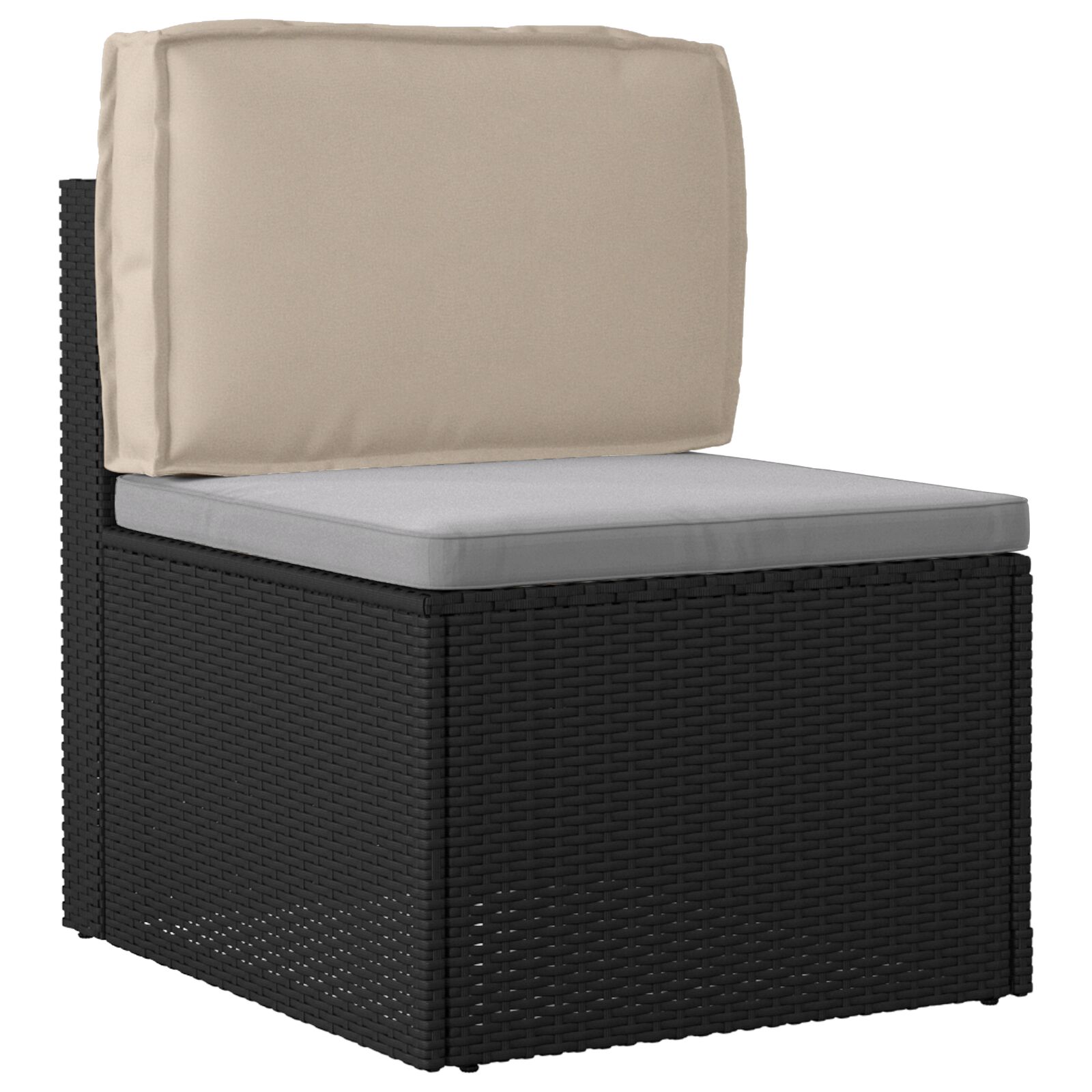 Udendørs Pude Taupe Polyester 60 cm x 40 cm x 12 cm