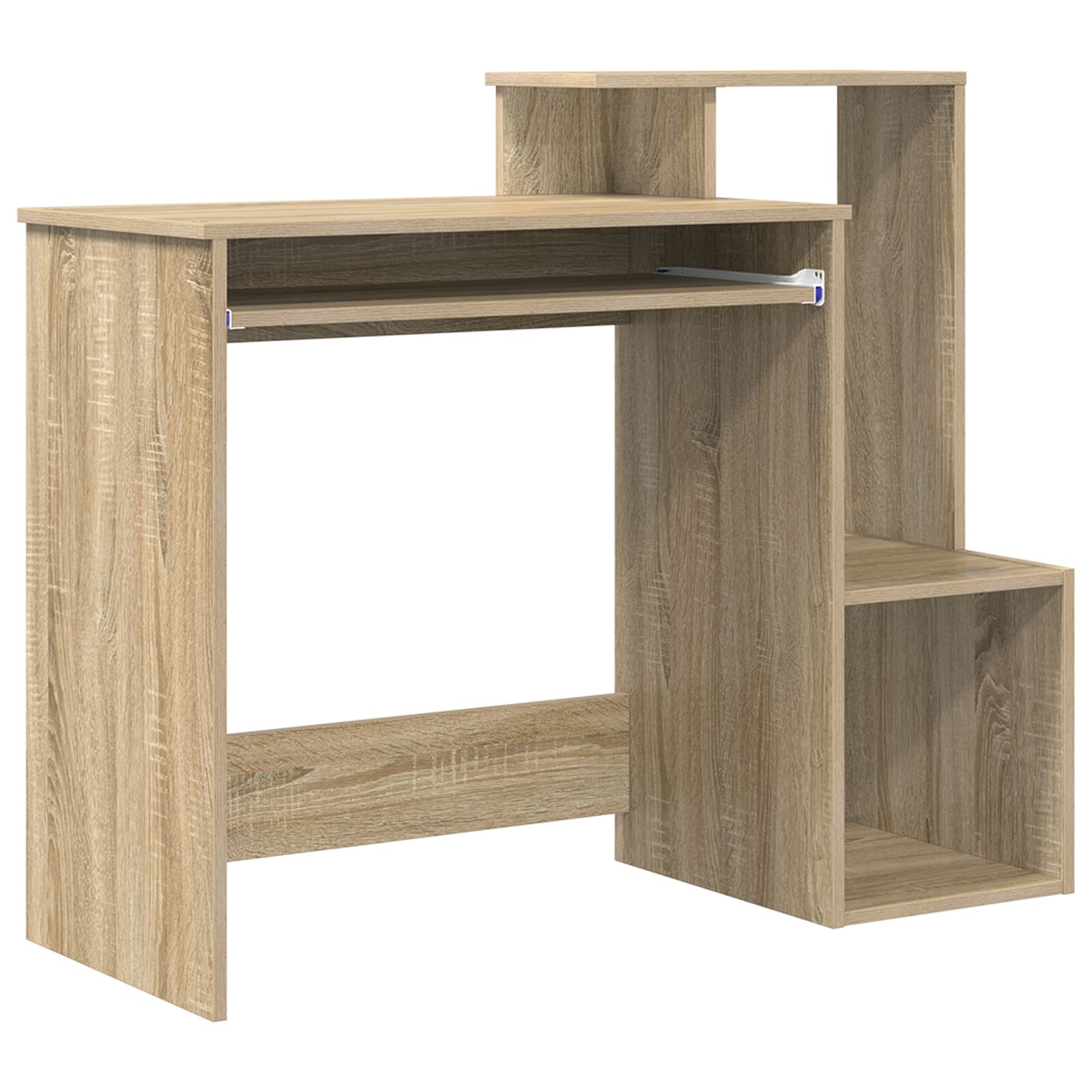 Sonoma hrastov stol za računalo Sonoma hrast MDF s hrastovim furnirom