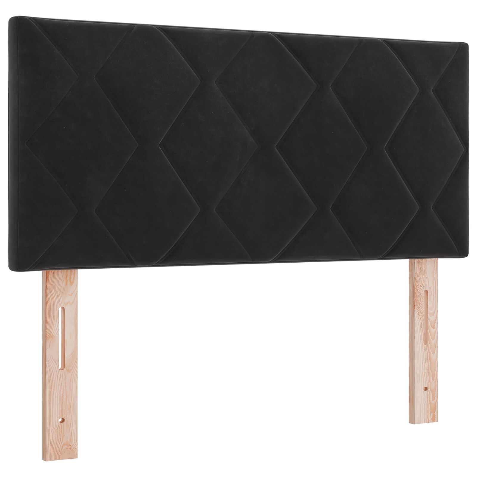 Pääty Timanttiblokit Design Musta 90 cm Sametti
