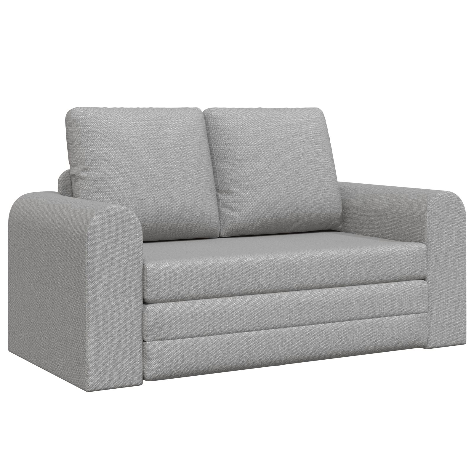 vidaXL Kauč na razvlačenje 2-u-1 Oblak siva 148x71x83 cm Tkanina