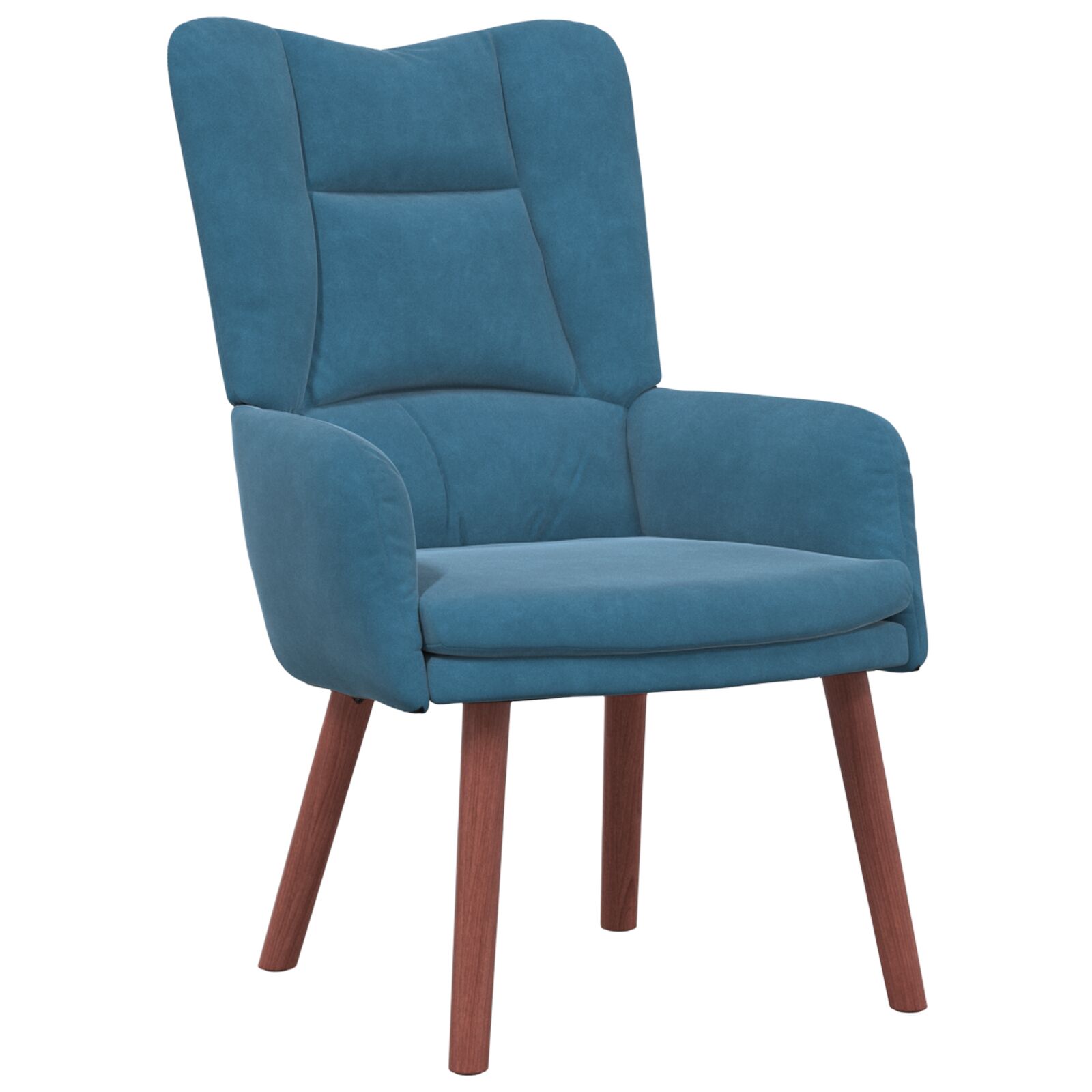 Slapstol Blå Velour