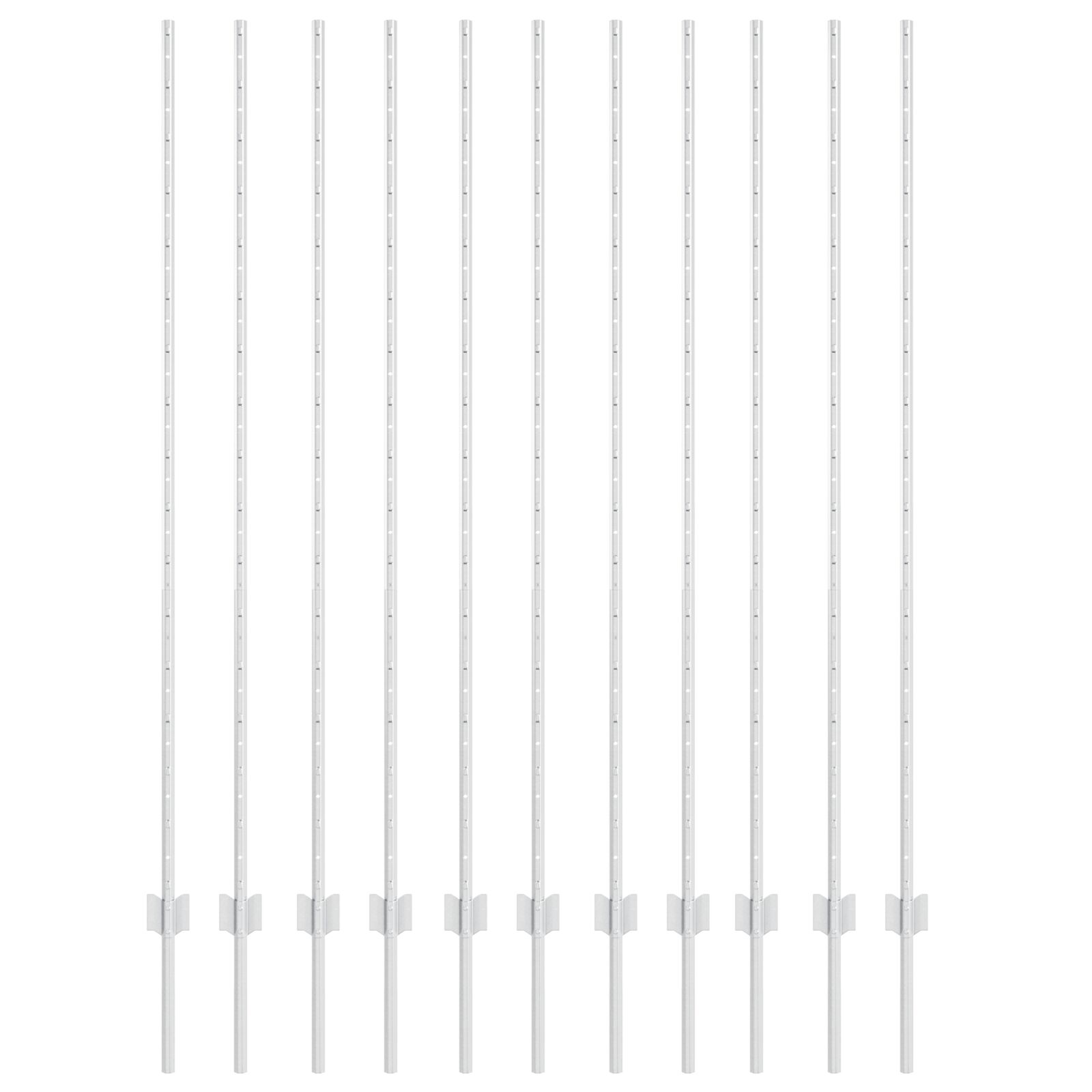 plotové stĺpy 22 ks U-kanál 150 cm pozinkovaná oceľ 42006303