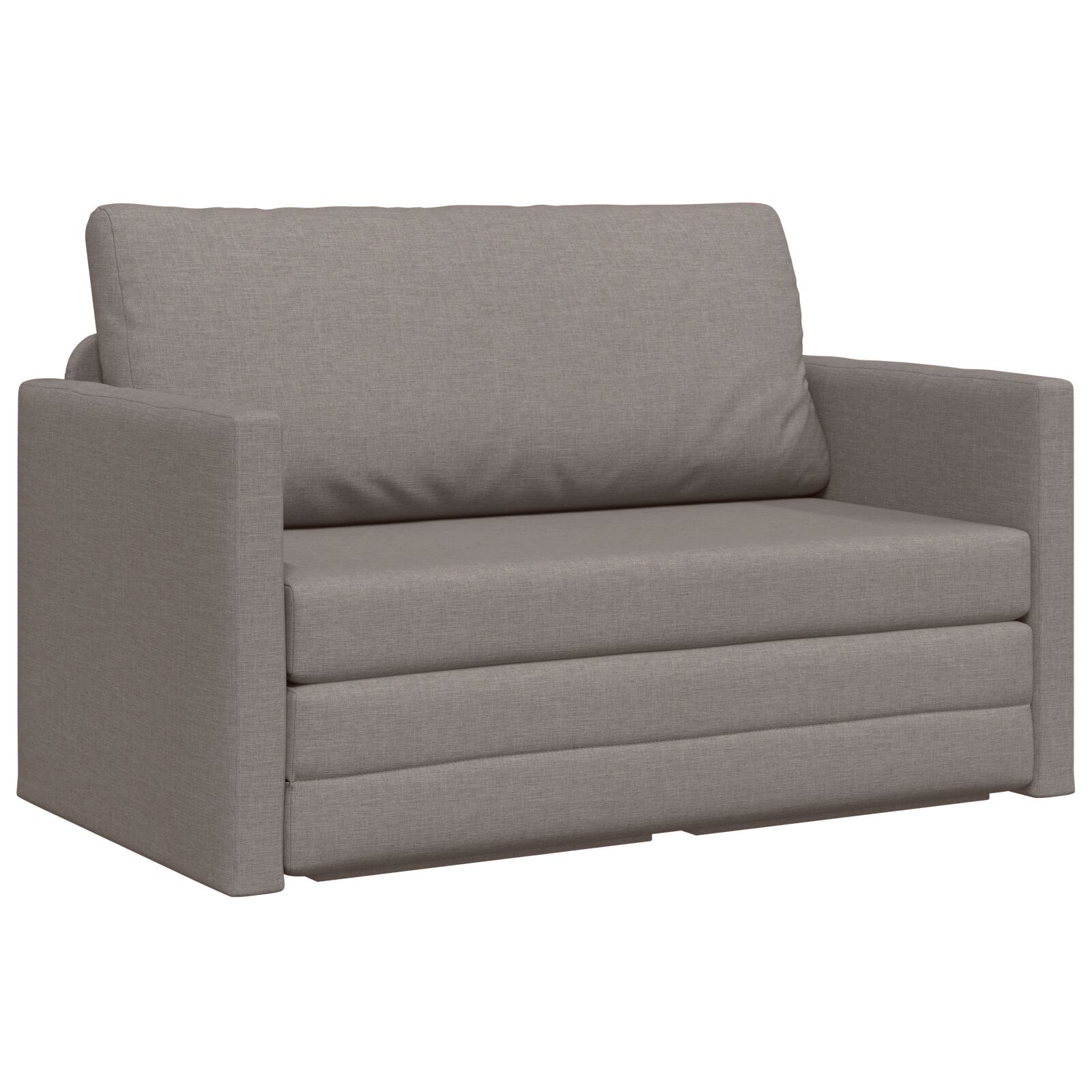 vidaXL kauč na razvlačenje 2-u-1 smeđesivi 124x71x78 cm tkanina