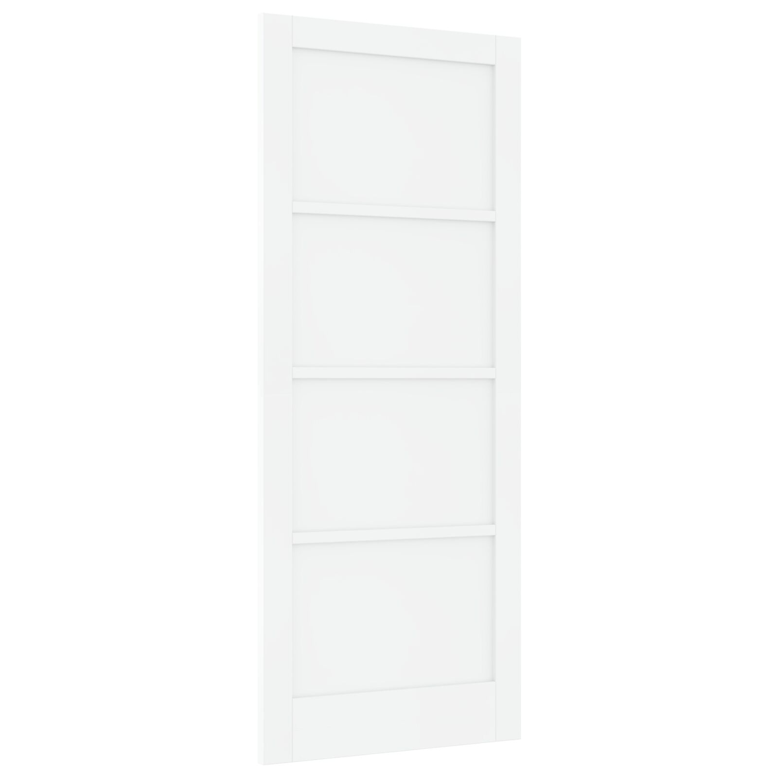 Siseuks 'ORKDAL'Valge 86x211x4 cm Tahke pui..