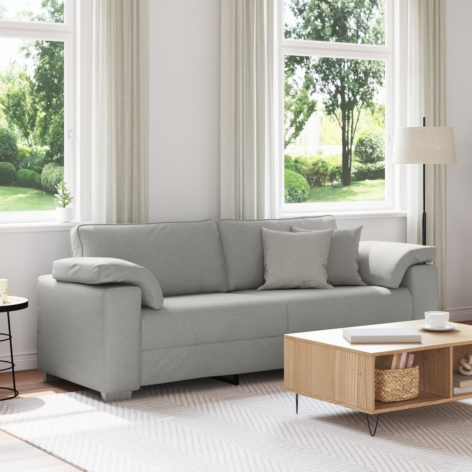 vidaXL Sofa Wolken-Grau