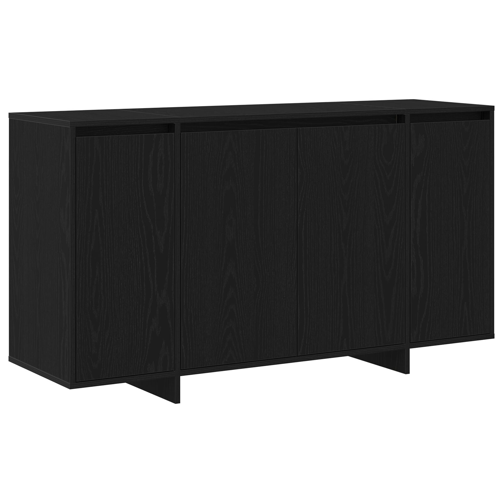 Bife od crnog hrasta Crni hrast Drveni furnir 135 x 41 x 75 cm