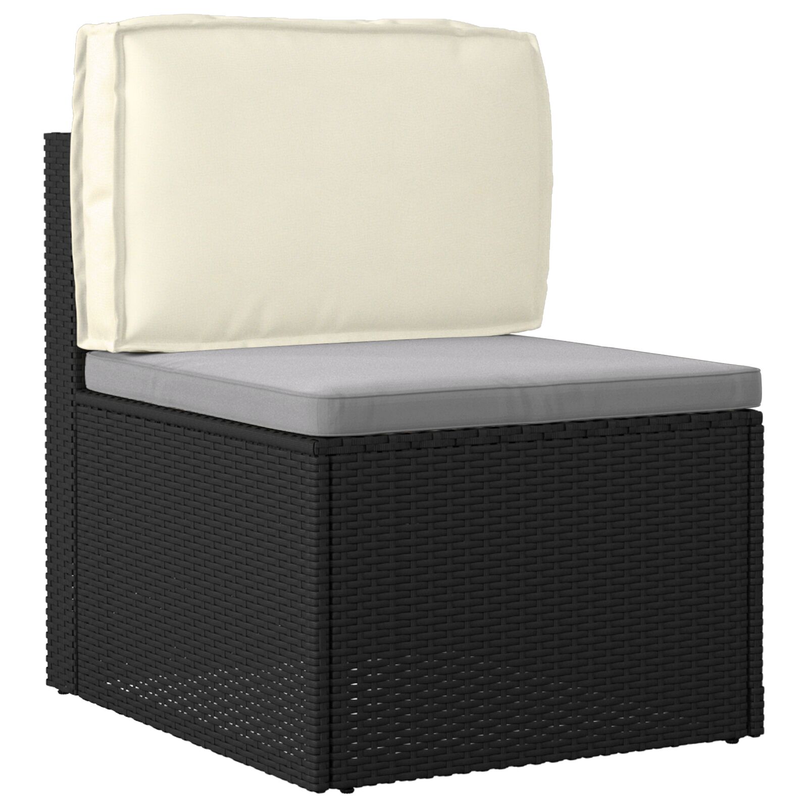 Udendørspude Cremefarvet Polyester 60 x 40 x 12 cm