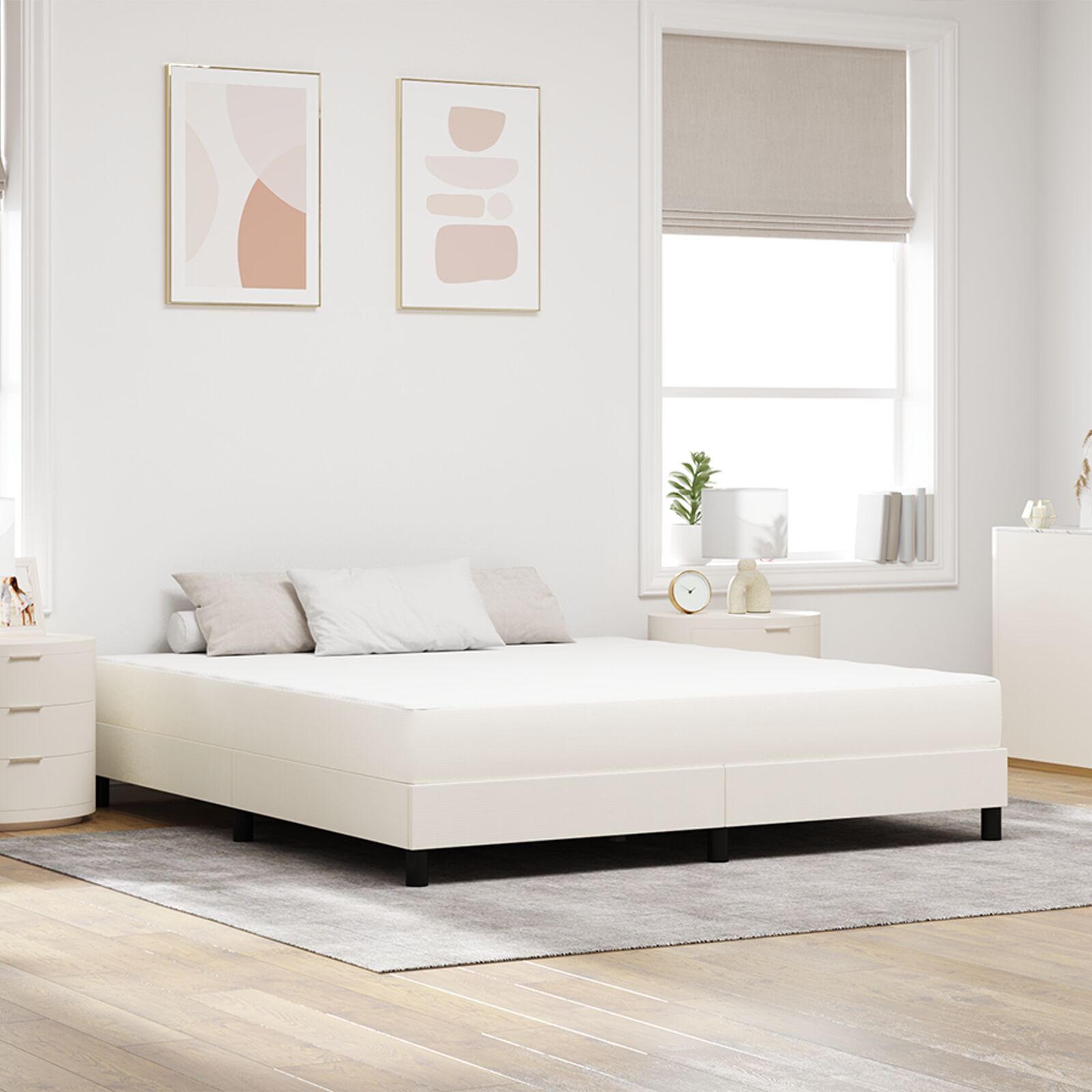 vidaXL Matratzen Creme Memory Foam 180 x 200 cm