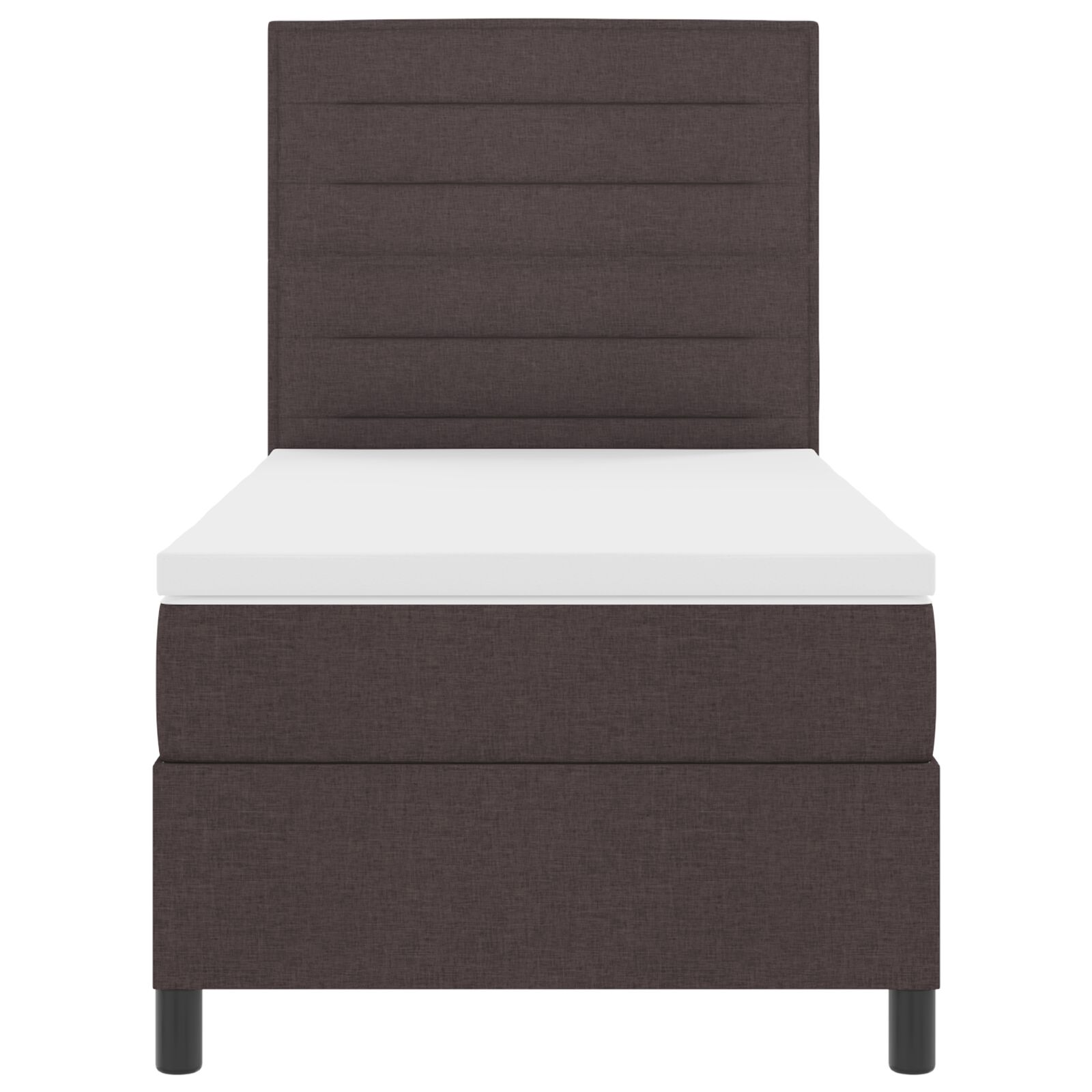 Félágymatrac Matrac Sötétbarna 90x200 cm Szövet 