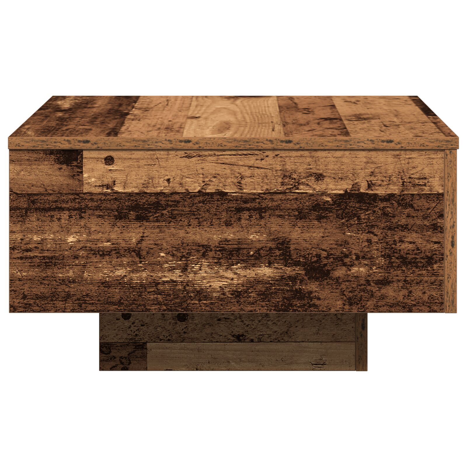 vidaXL Couchtisch Altes Holz Holz Haltbar Couchtisch Quadrat