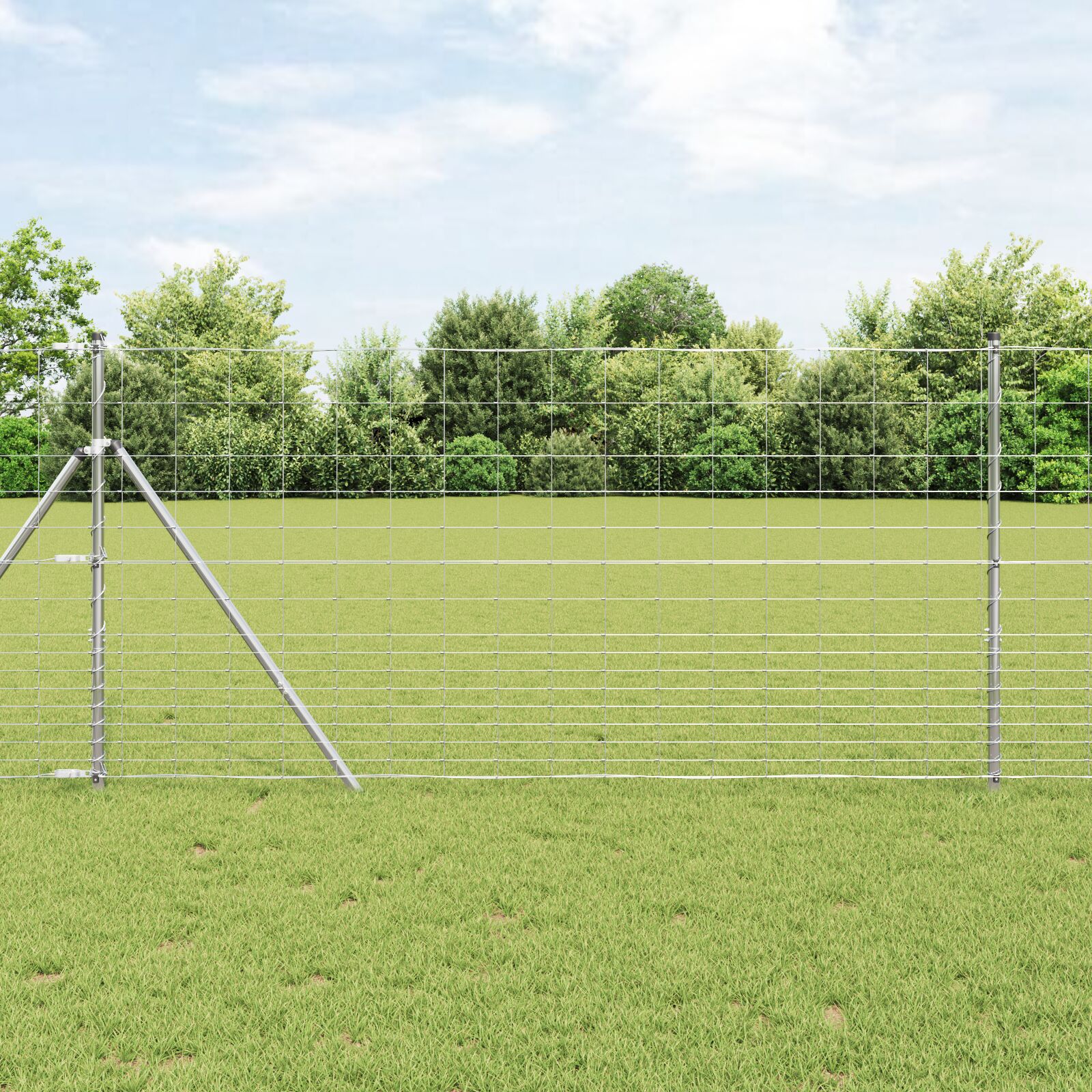 Markhegn 1,2 x 25 m Galvaniseret stål