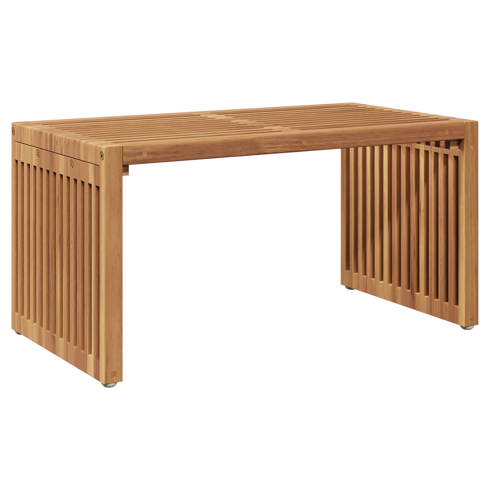 stolić za vrt 70x37.5x35.5 cm od masivnog drva tikovine