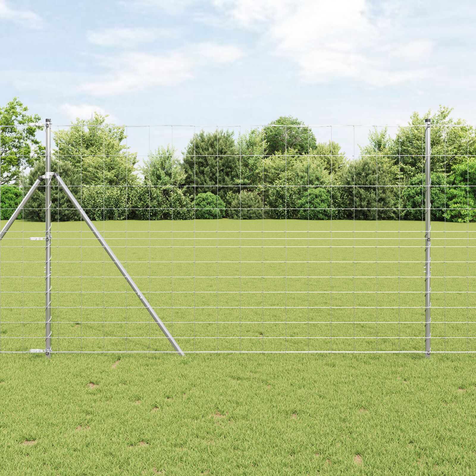 Græshegn 1.5x10 m Galvaniseret Stål