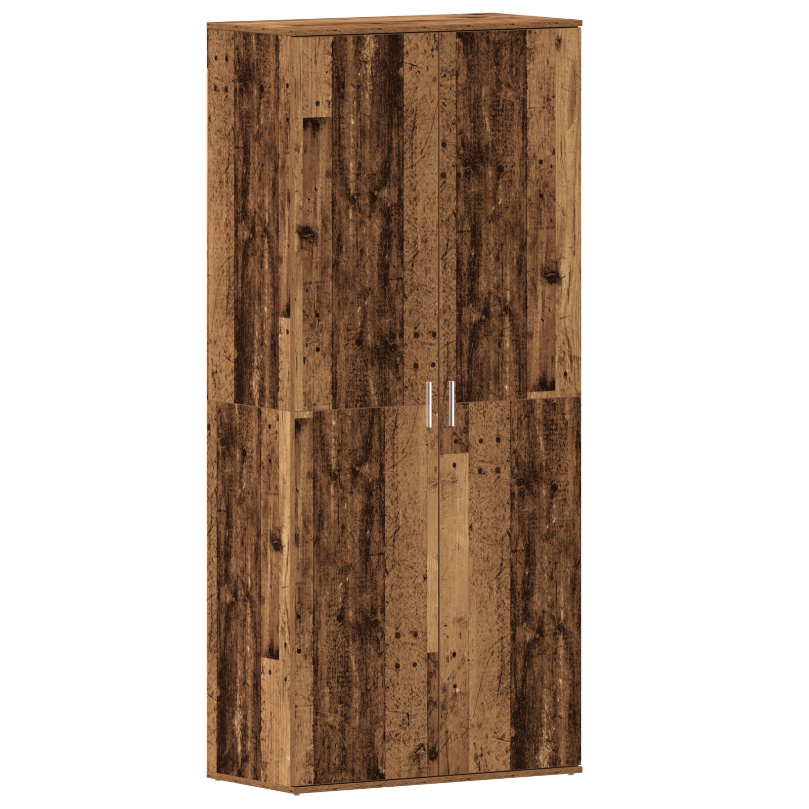 vidaXL Ormarić za cipele Staro drvo 80x39x180 cm Konstruirano drvo