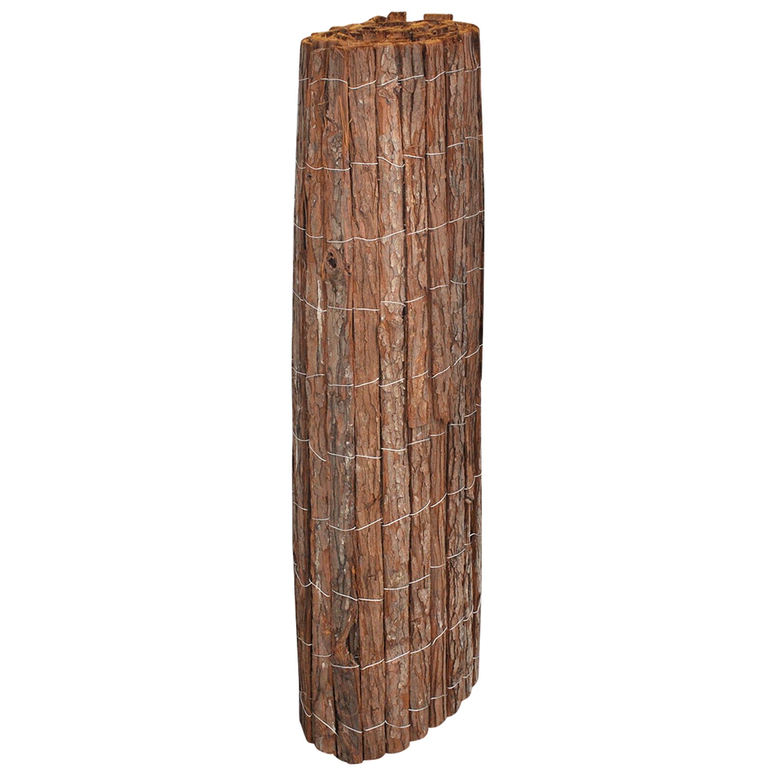 vidaXL Zaunpaneel Braun Holz 600 x 100 cm Langlebig Außenzaun