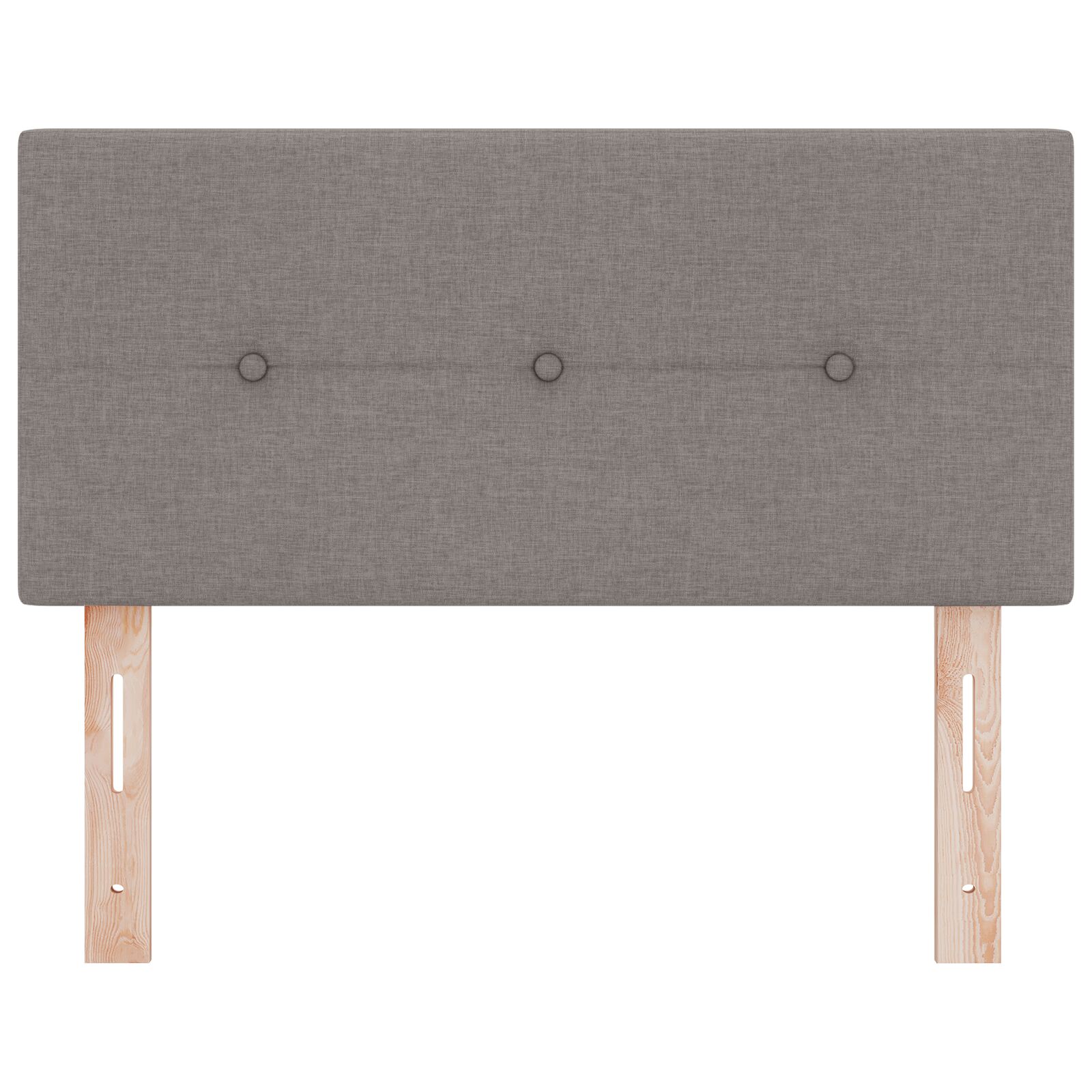 Headboard Button Tufted Taupe 90 cm Fabric vidaXL - Picture 36 of 93