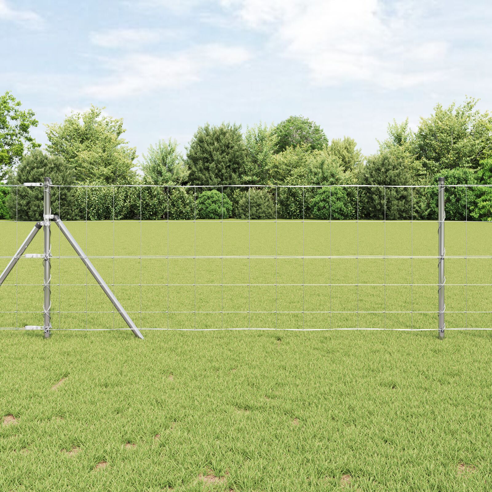 Markhegn 0.8x100 m Galvaniseret Stål