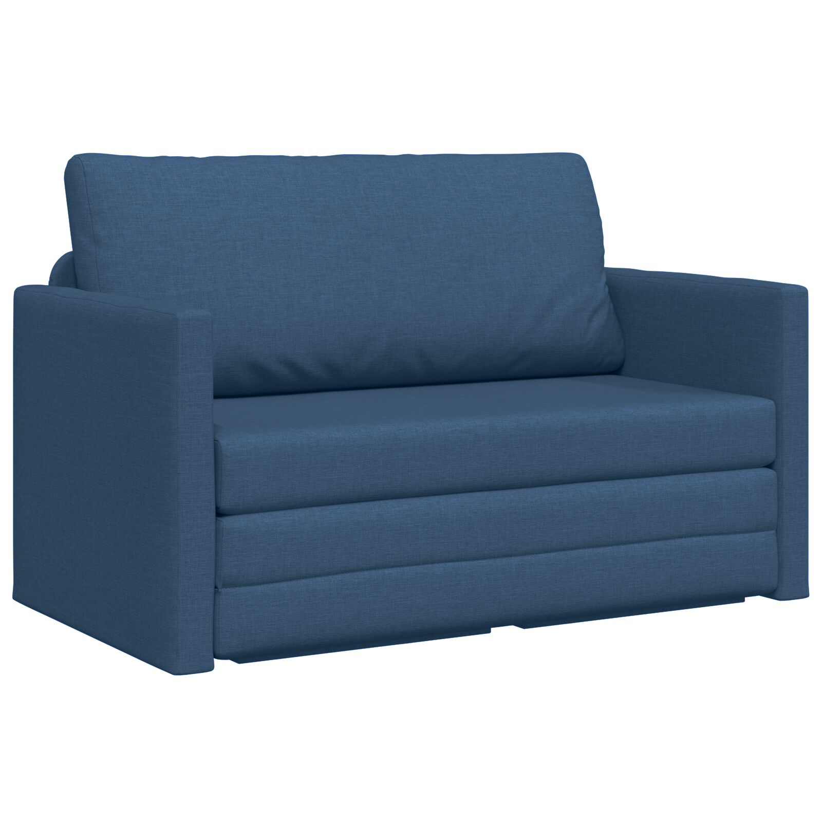vidaXL Kauč na razvlačenje 2-u-1 Plavi 124x71x78 cm Tkanina