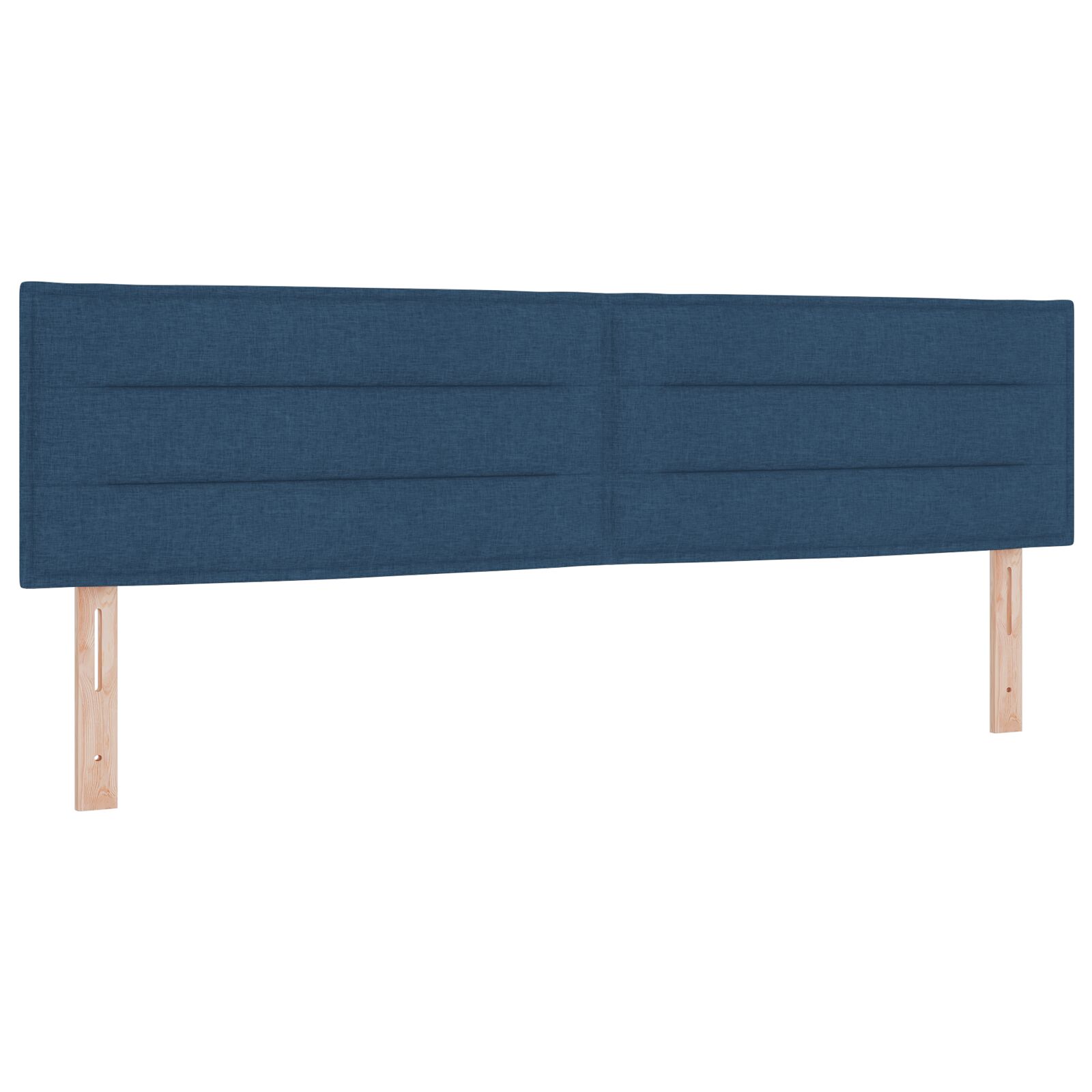 Headboard Lines Design Blue 180 cm Fabric