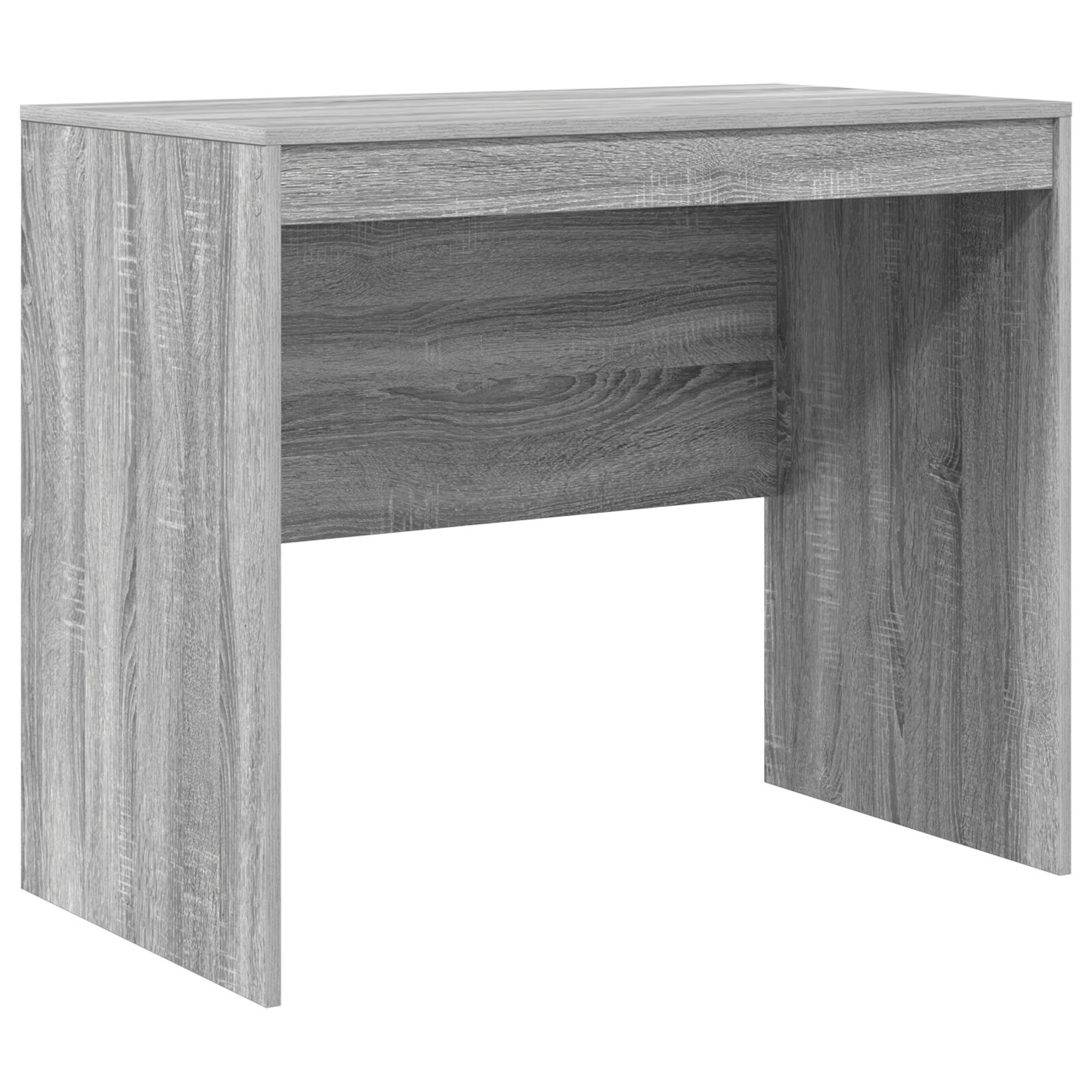 Sivi radni stol Sivi sonoma Čvrsto drvo 90 x 50 x 76 cm